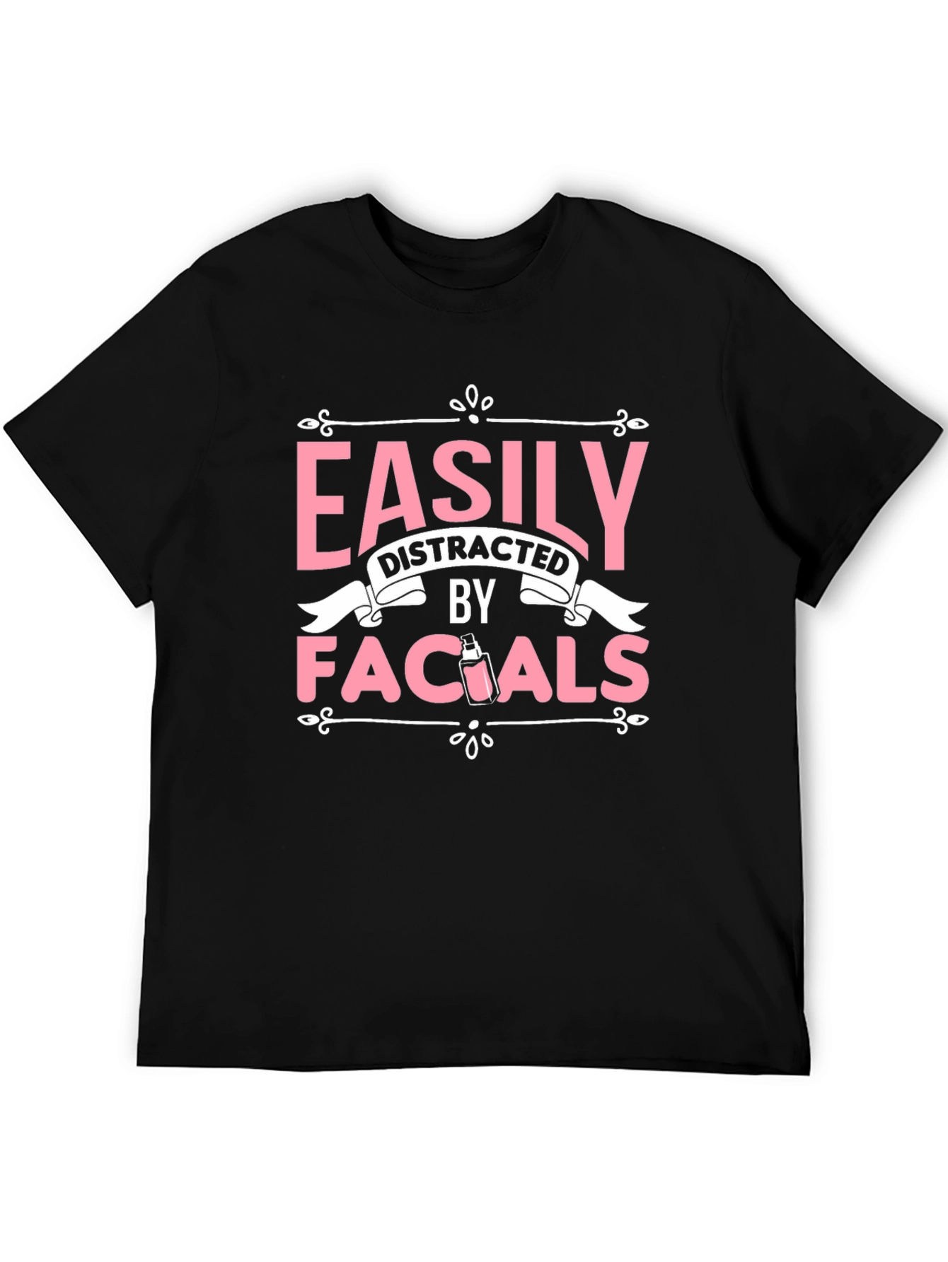 Easily Distracted By Facials Graphic Tee