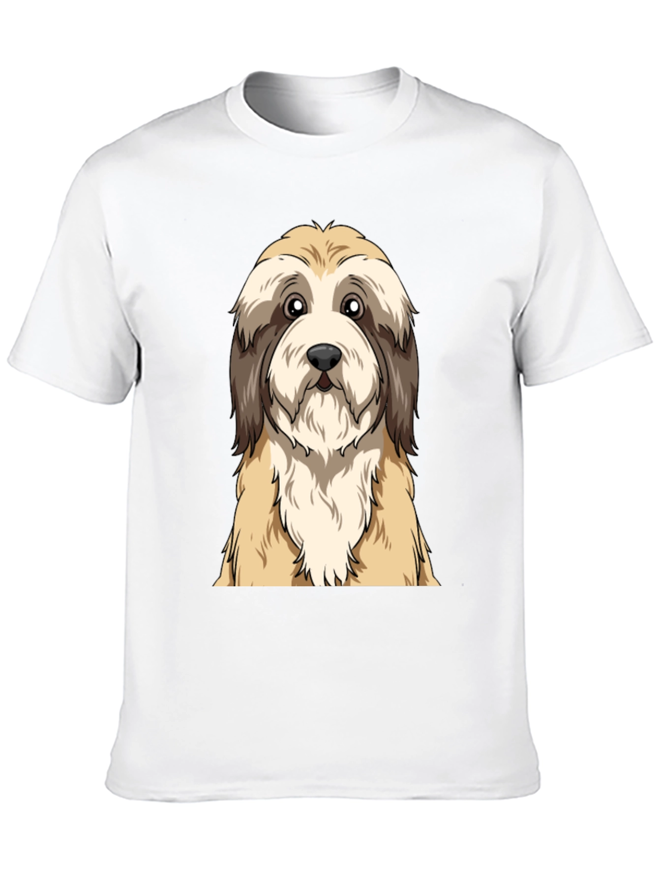 Cute Dog Graphic Tee - Unisex Black T-Shirt