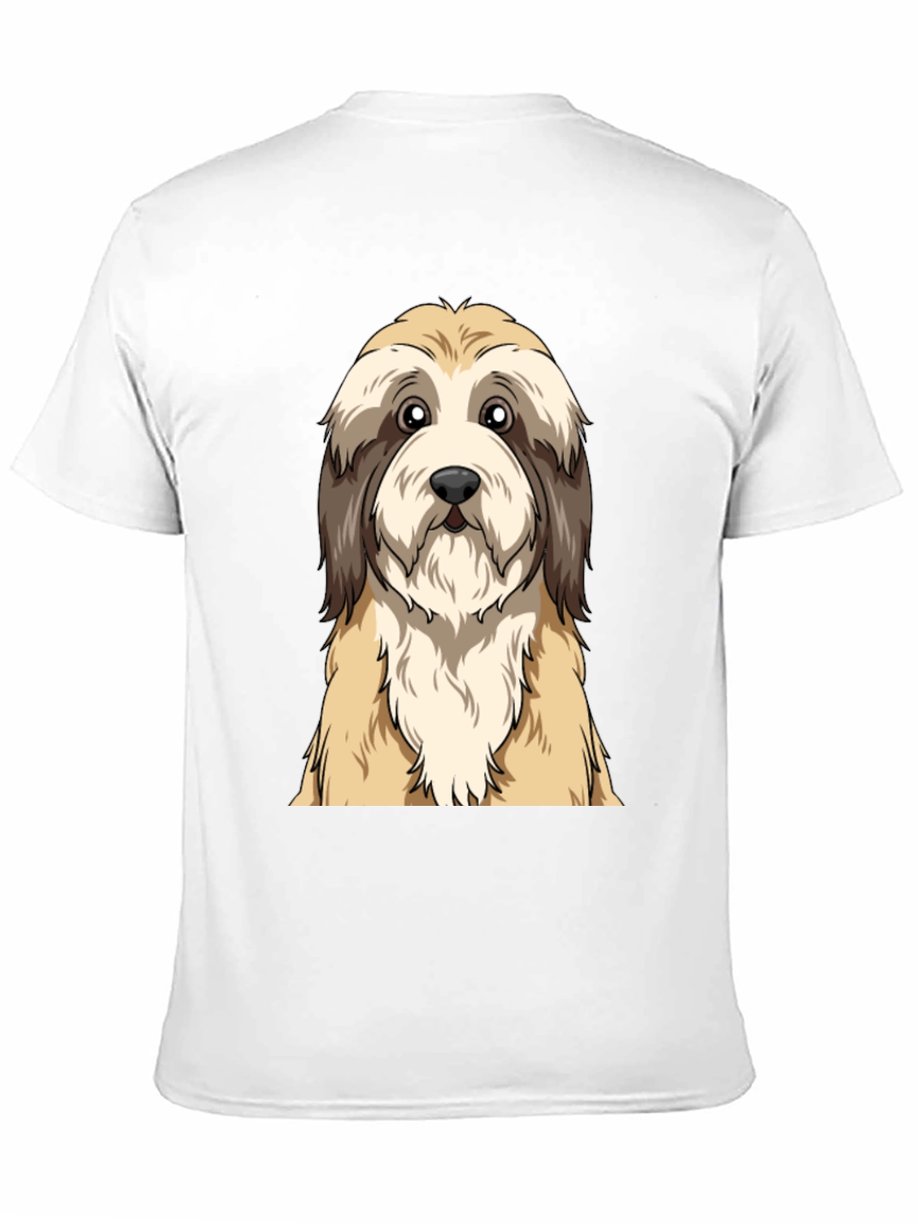 Cute Dog Graphic Tee - Unisex Black T-Shirt
