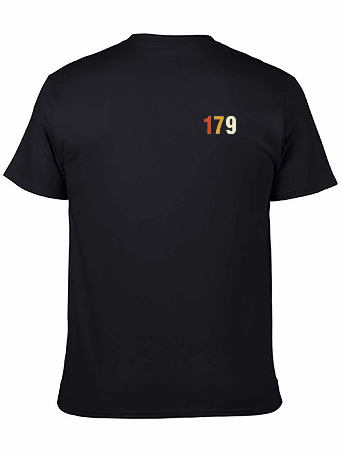 Retro 179 Graphic Black Tee