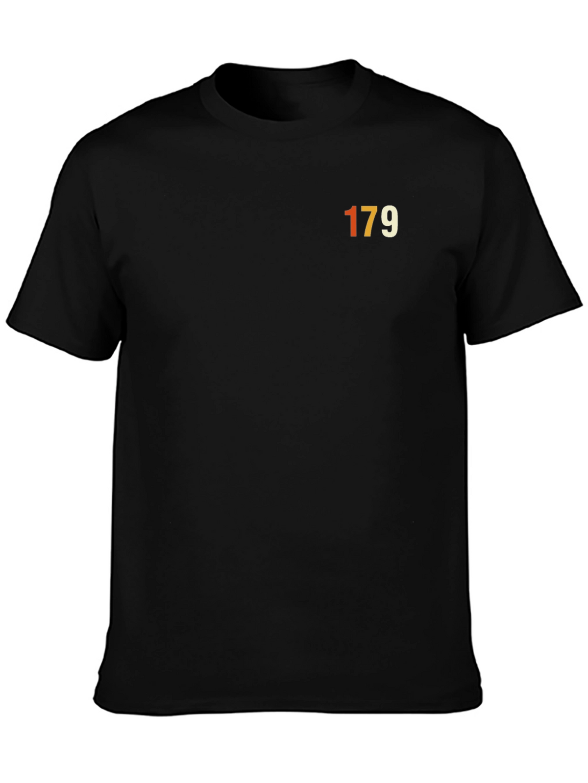 Retro 179 Graphic Black Tee