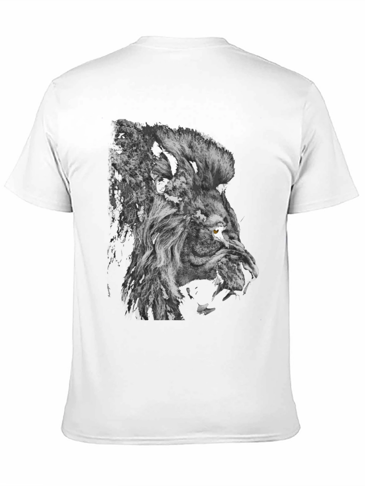Lion Graphic Black T-Shirt