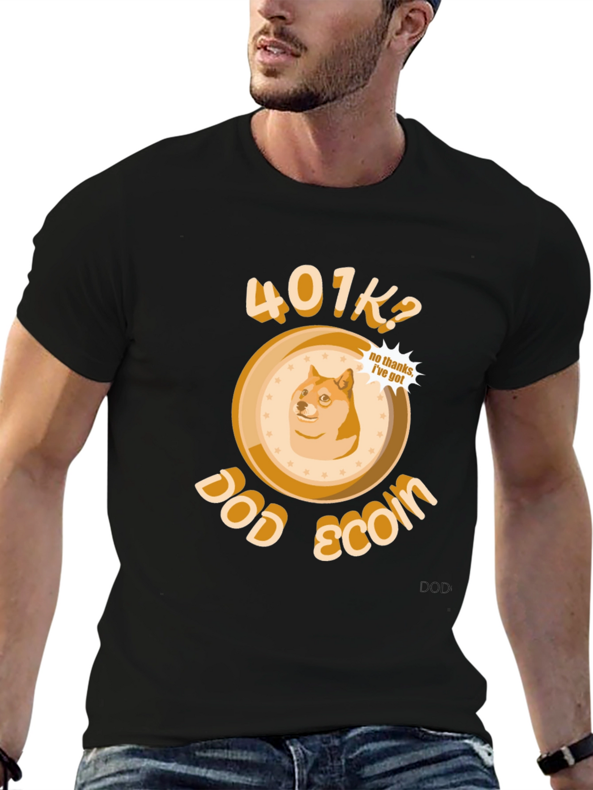 DogeCoin 401K? T-Shirt - Crypto Meme