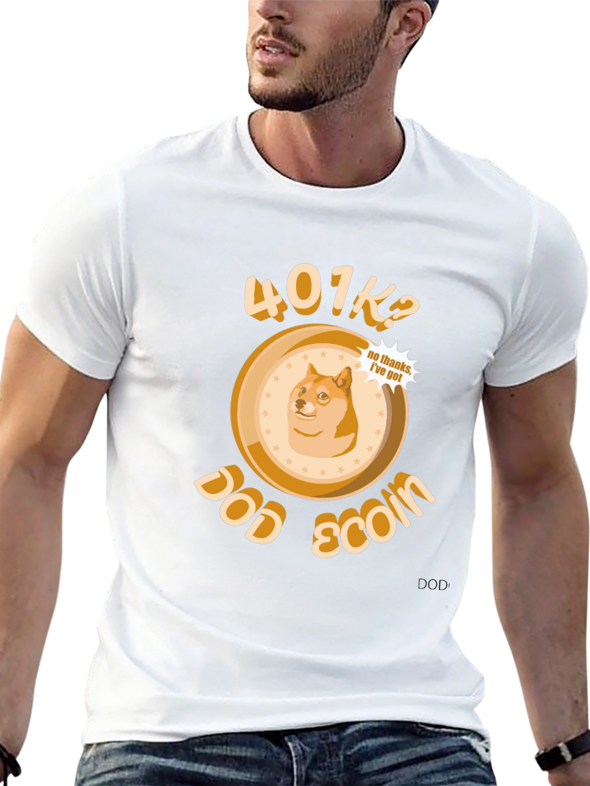 DogeCoin 401K? T-Shirt - Crypto Meme