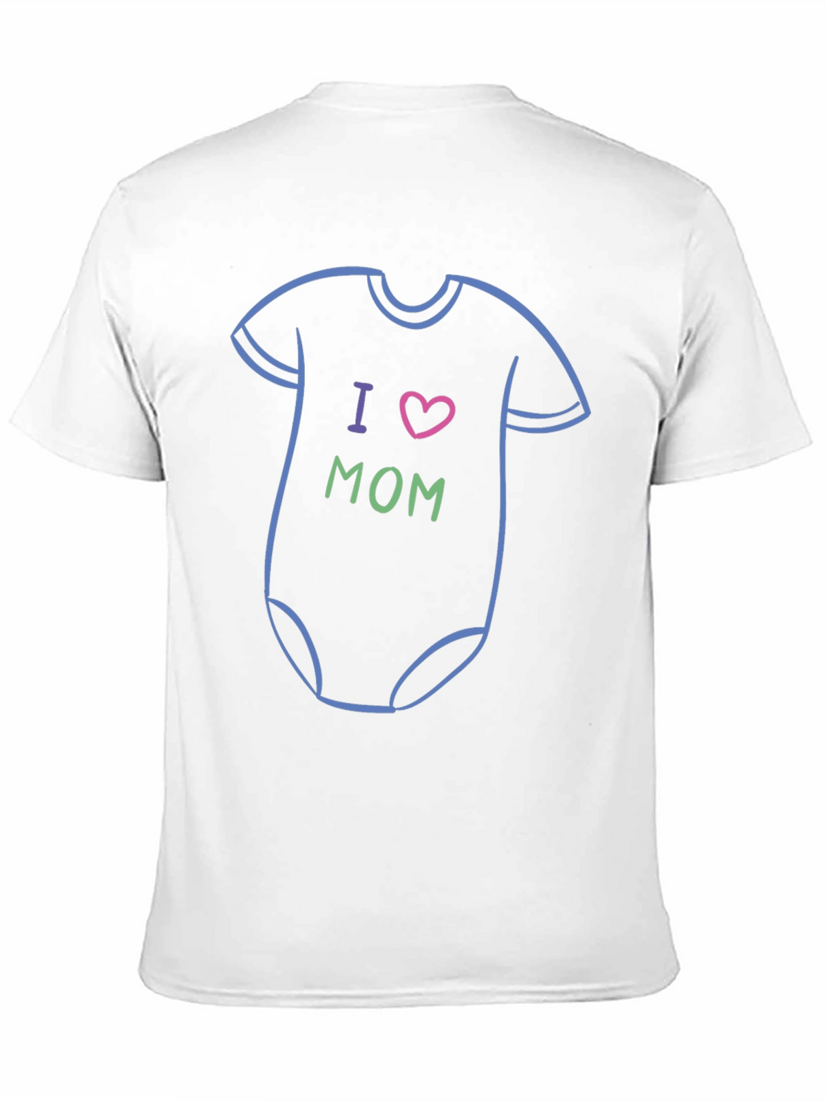 I Heart Mom Baby Onesie T-Shirt - Black