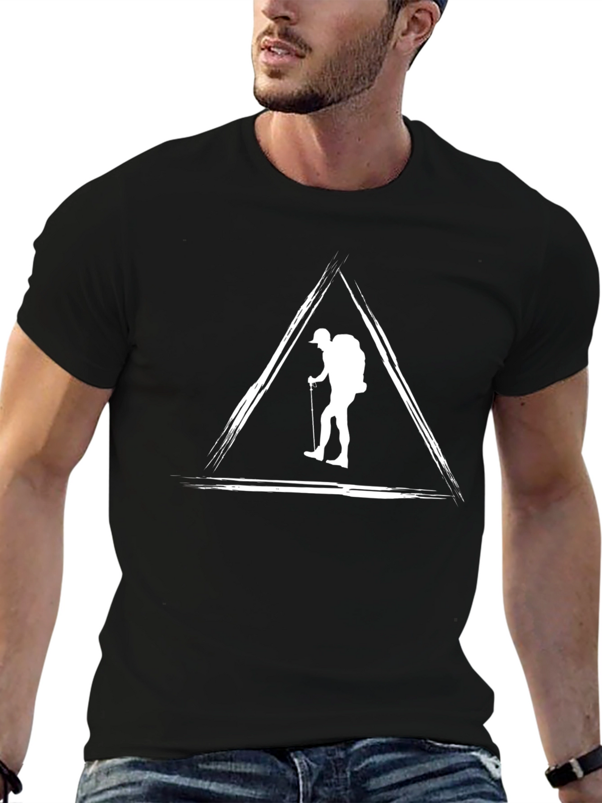 Hiking Adventure T-Shirt - Black