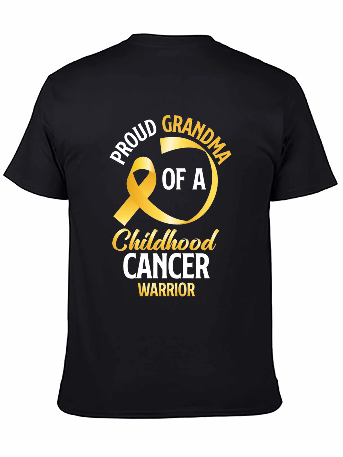Proud Grandma Childhood Cancer Awareness T-Shirt