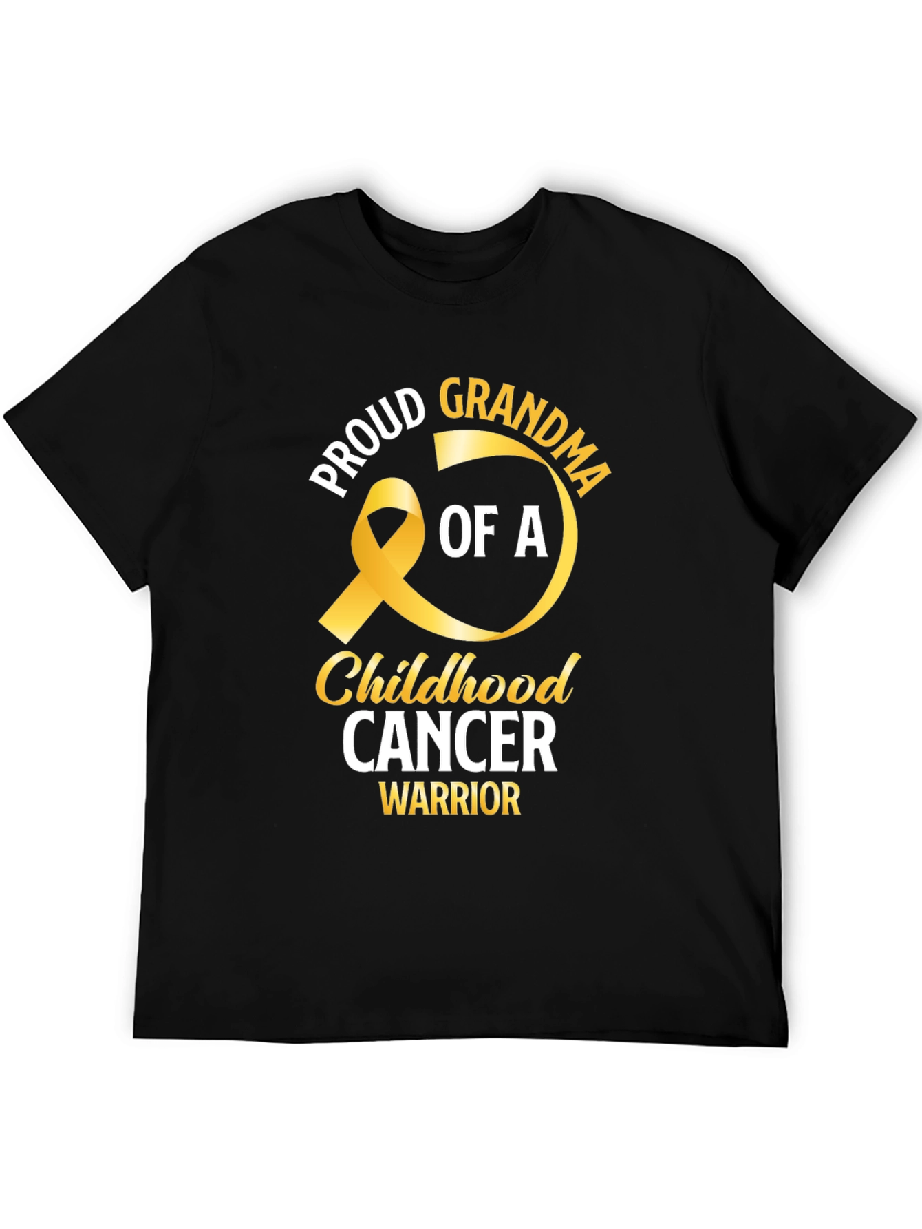 Proud Grandma Childhood Cancer Awareness T-Shirt
