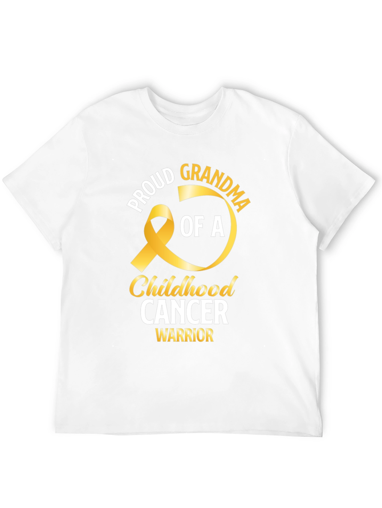 Proud Grandma Childhood Cancer Awareness T-Shirt