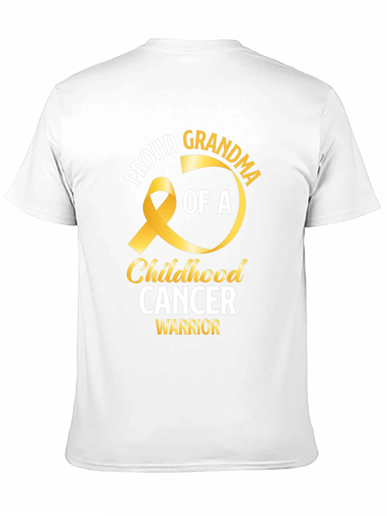 Proud Grandma Childhood Cancer Awareness T-Shirt