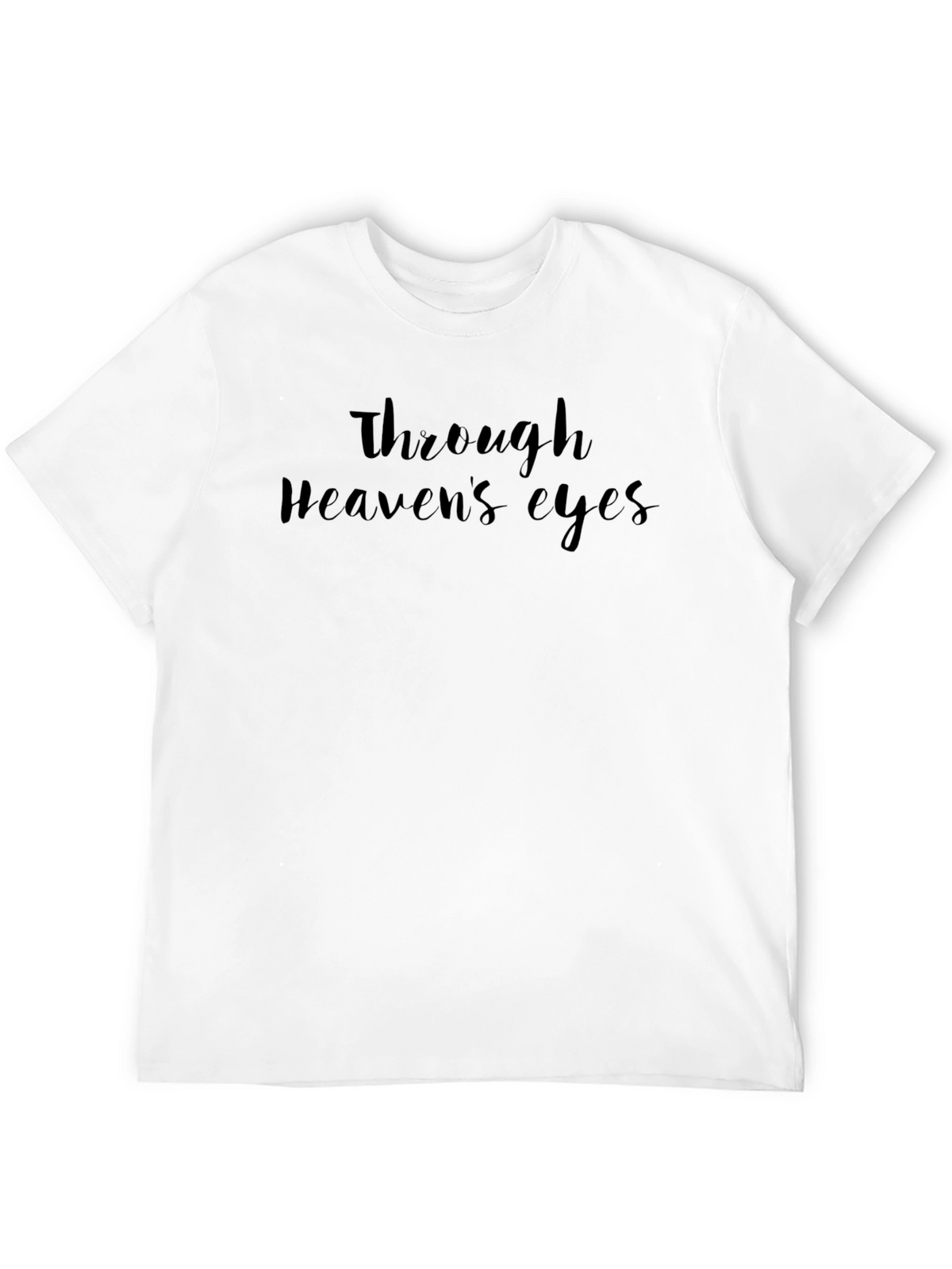 Through Heavens Eyes Black T-Shirt