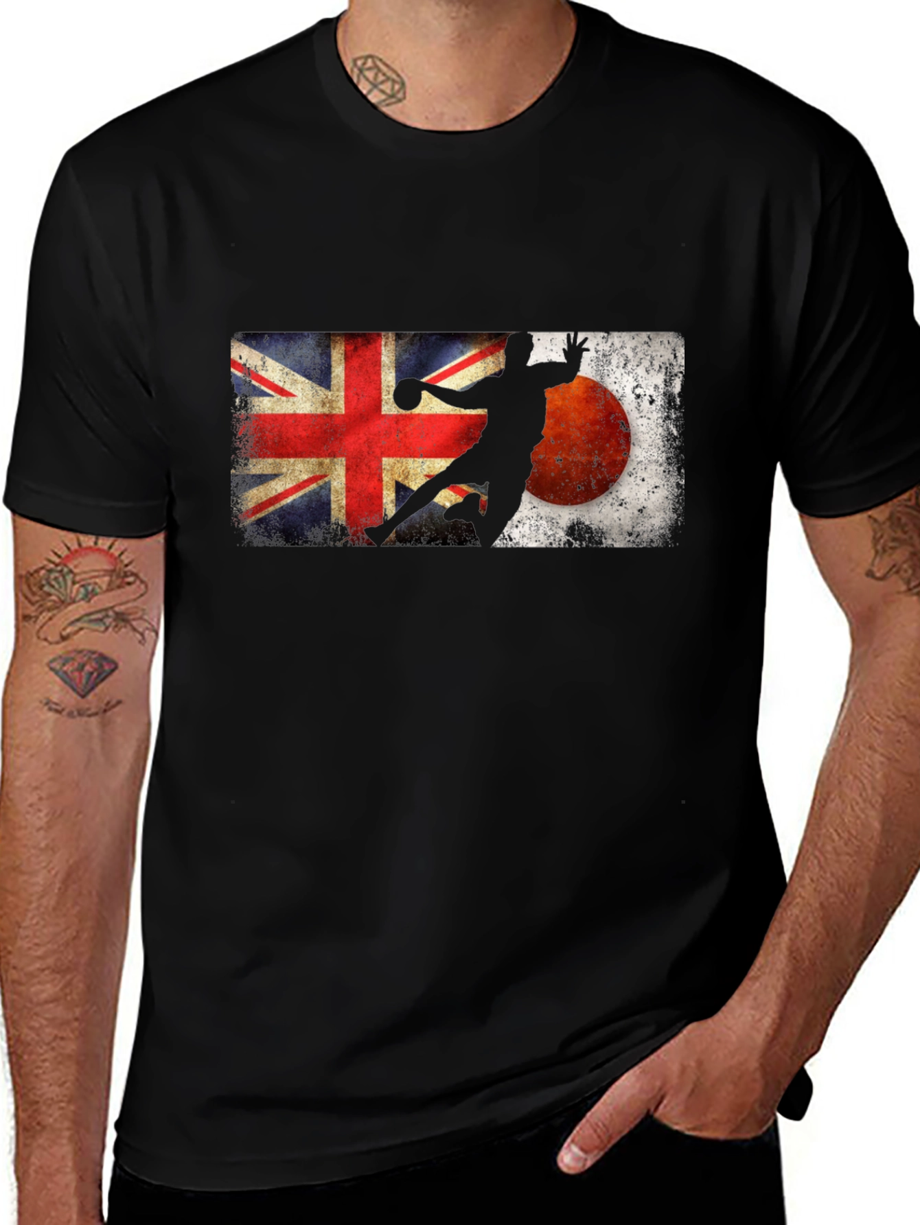 Union Jack Japan Handball T-Shirt