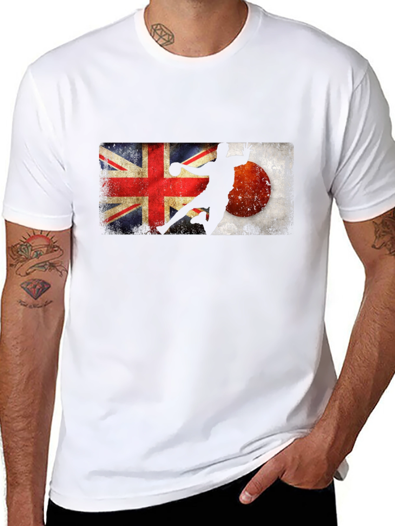 Union Jack Japan Handball T-Shirt