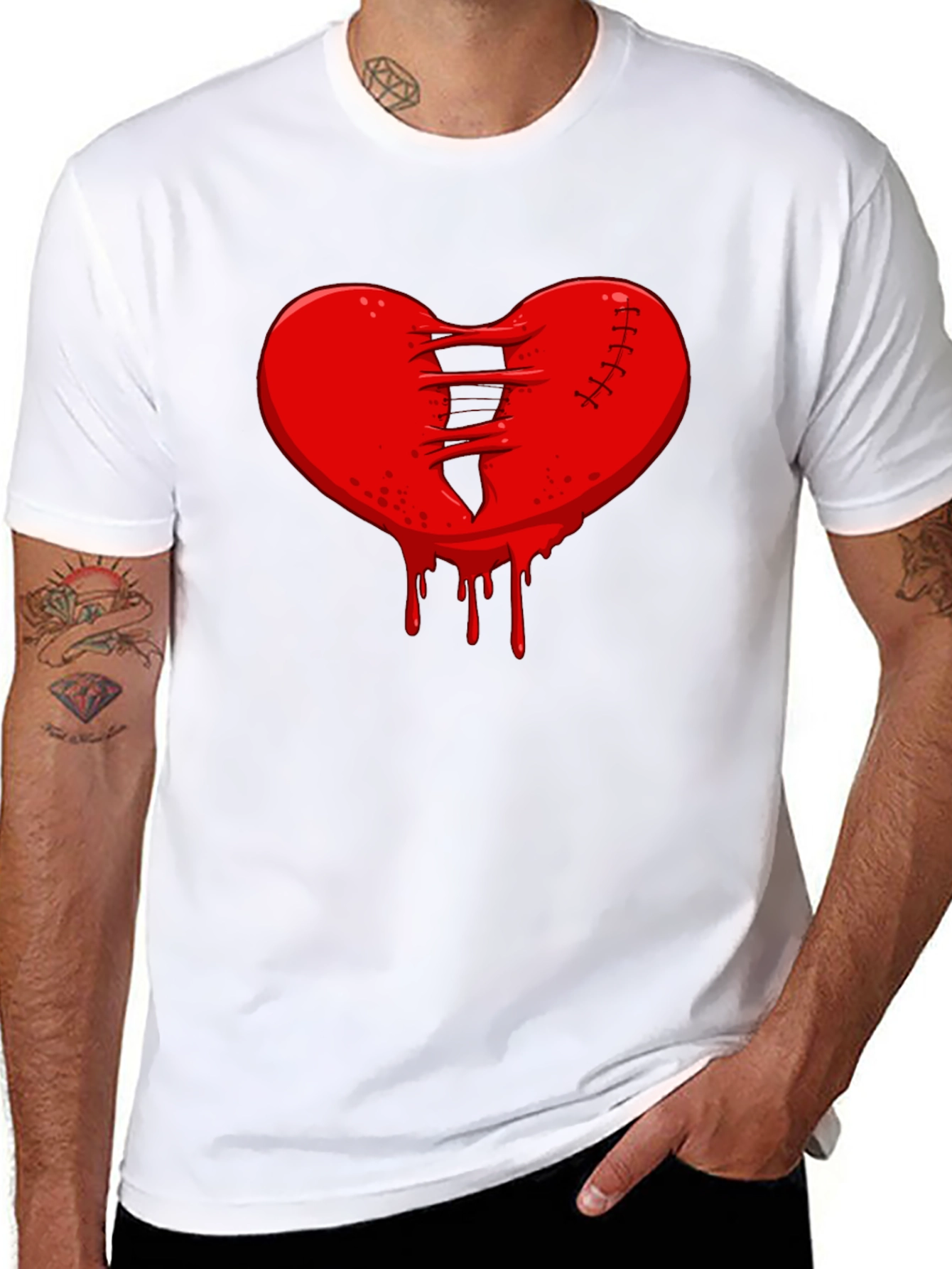 Broken Heart Graphic T-Shirt
