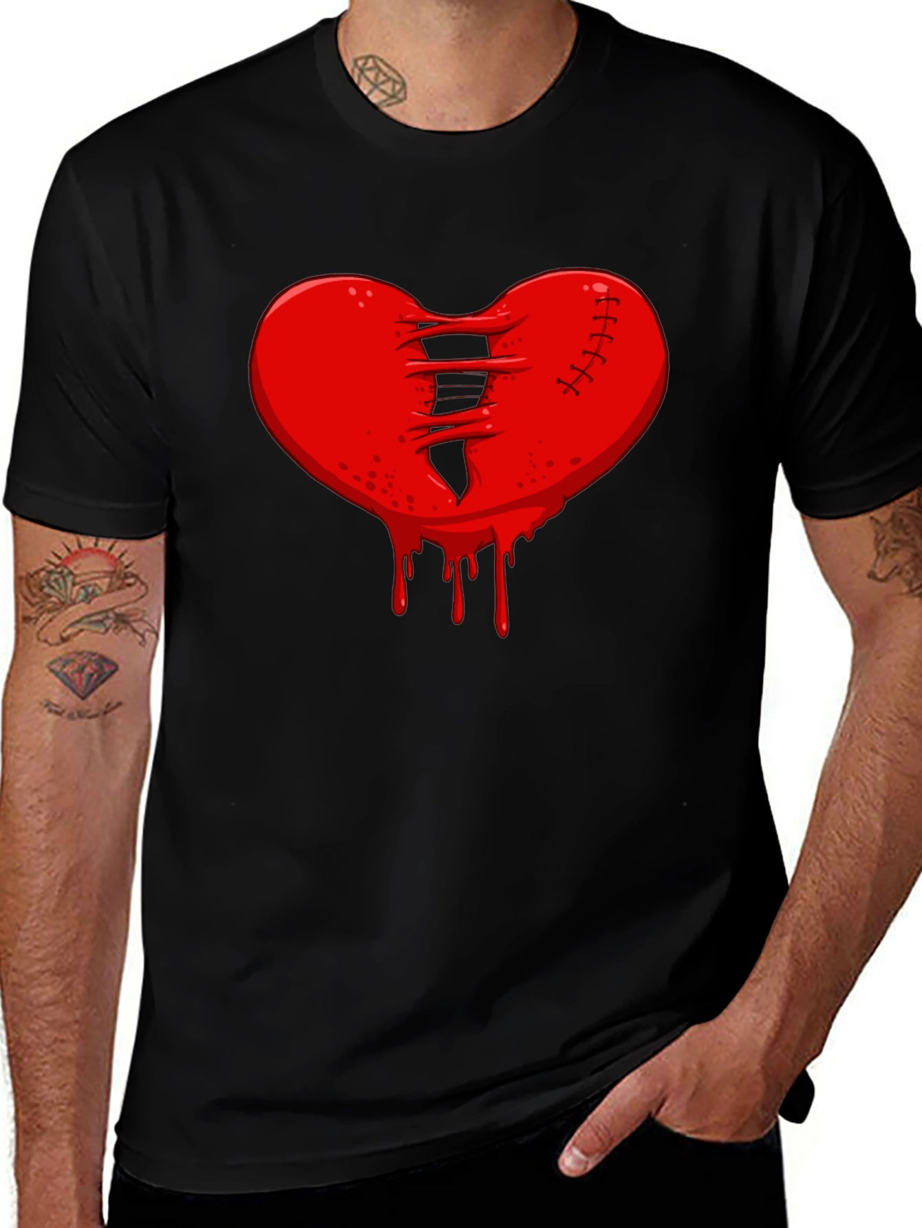Broken Heart Graphic T-Shirt
