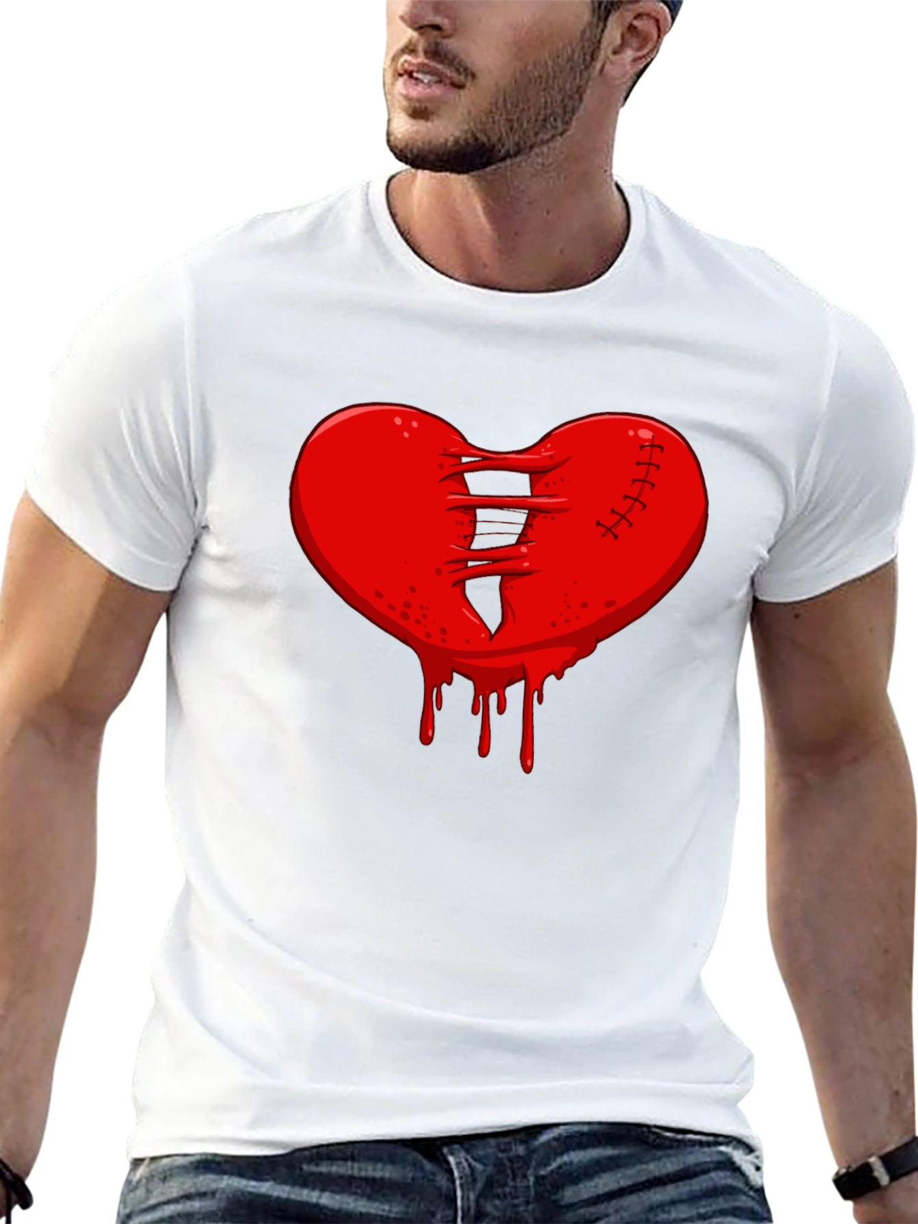Broken Heart Graphic T-Shirt