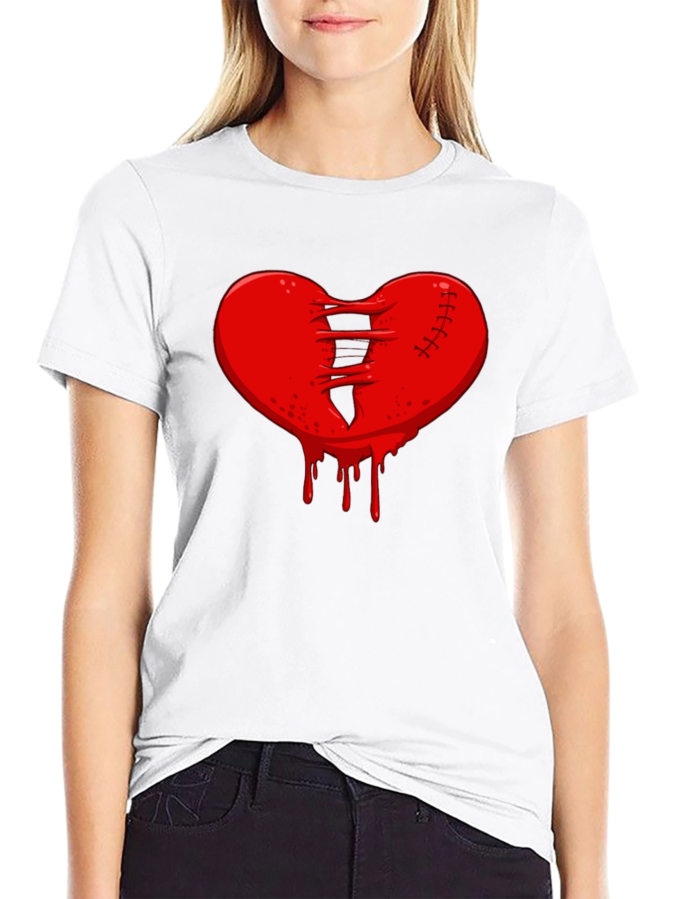 Broken Heart Graphic T-Shirt