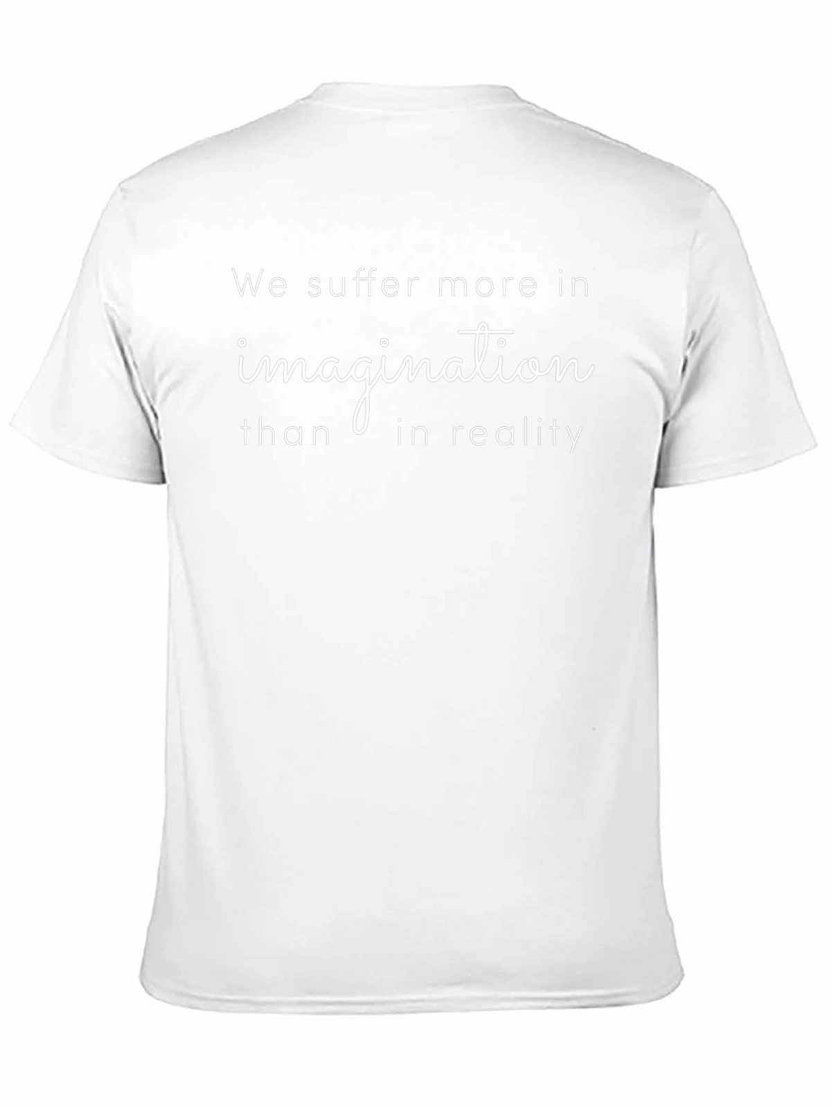 Inspirational T-Shirt - Imagination vs. Reality