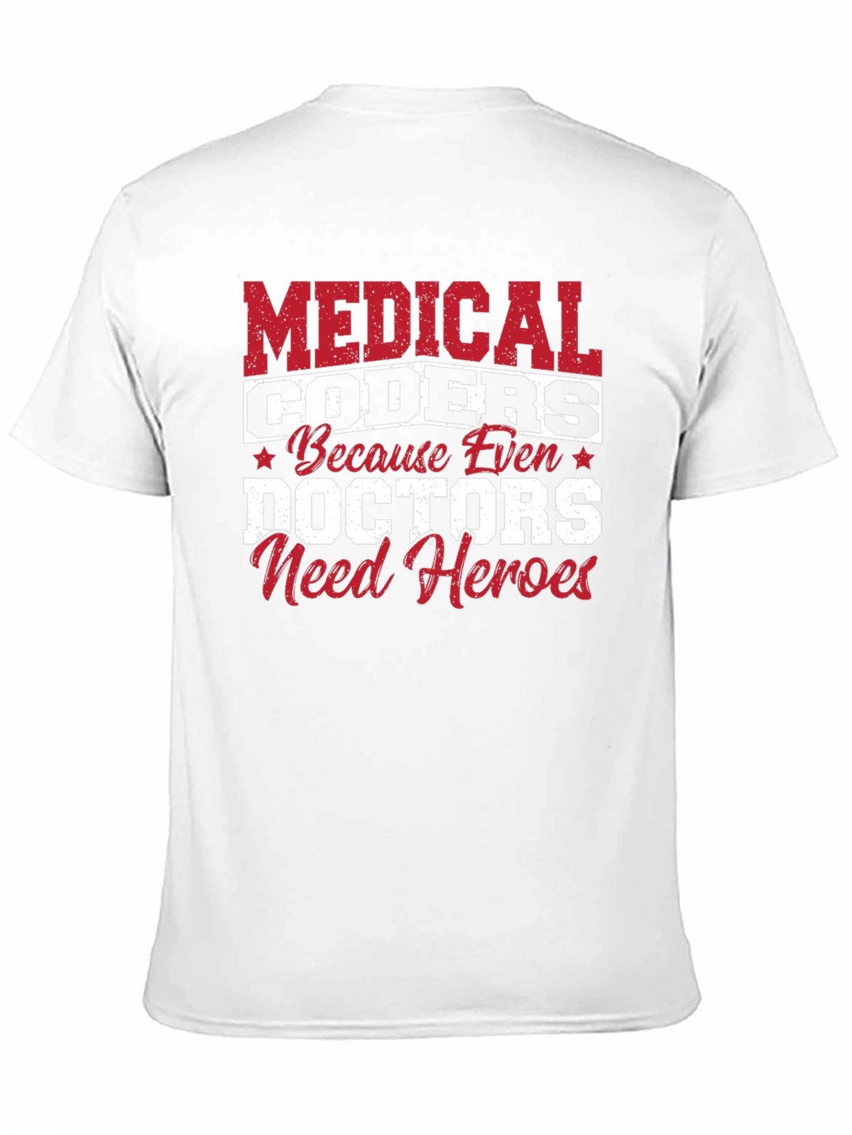 Medical Coders Hero Black T-Shirt