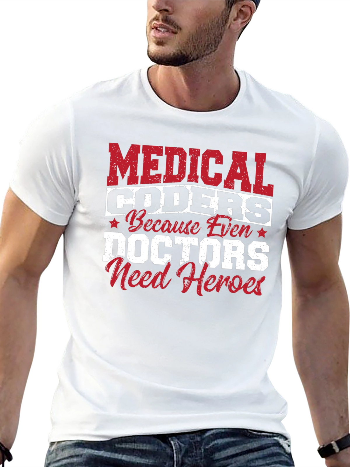 Medical Coders Hero Black T-Shirt