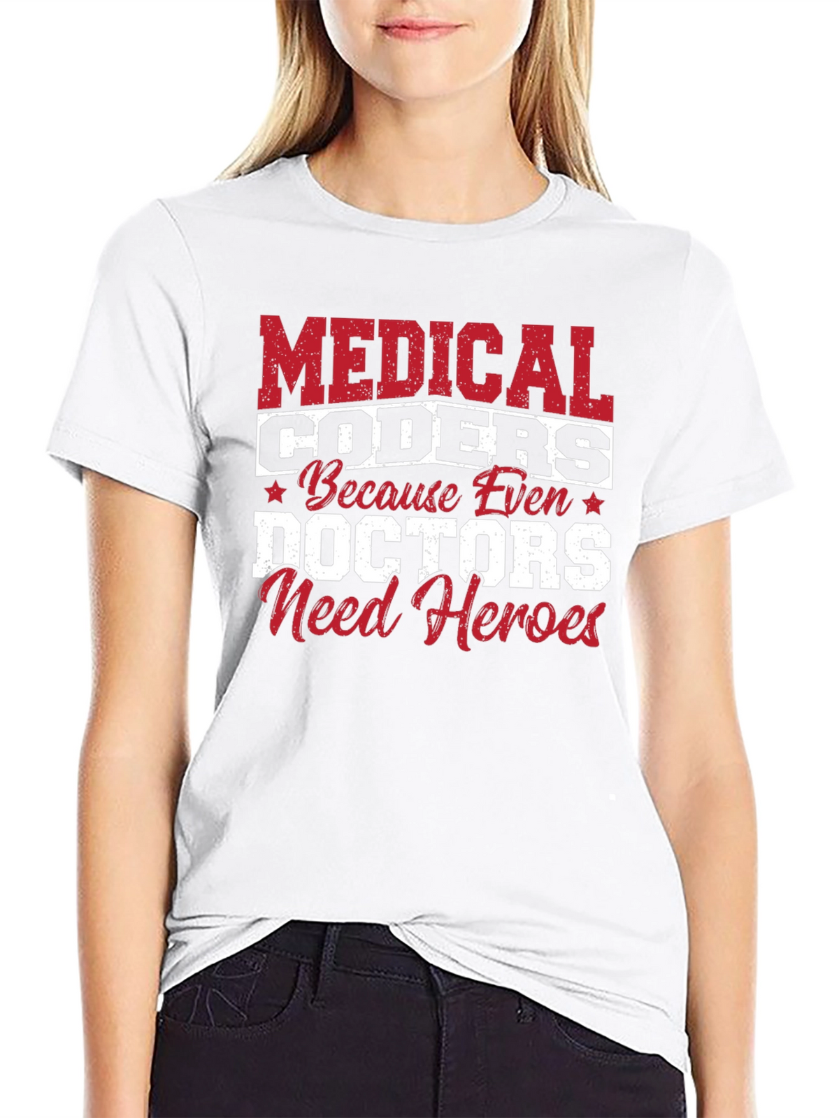 Medical Coders Hero Black T-Shirt