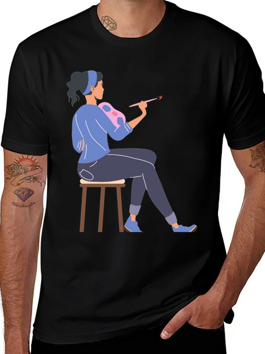 Artist Graphic T-Shirt - Black
