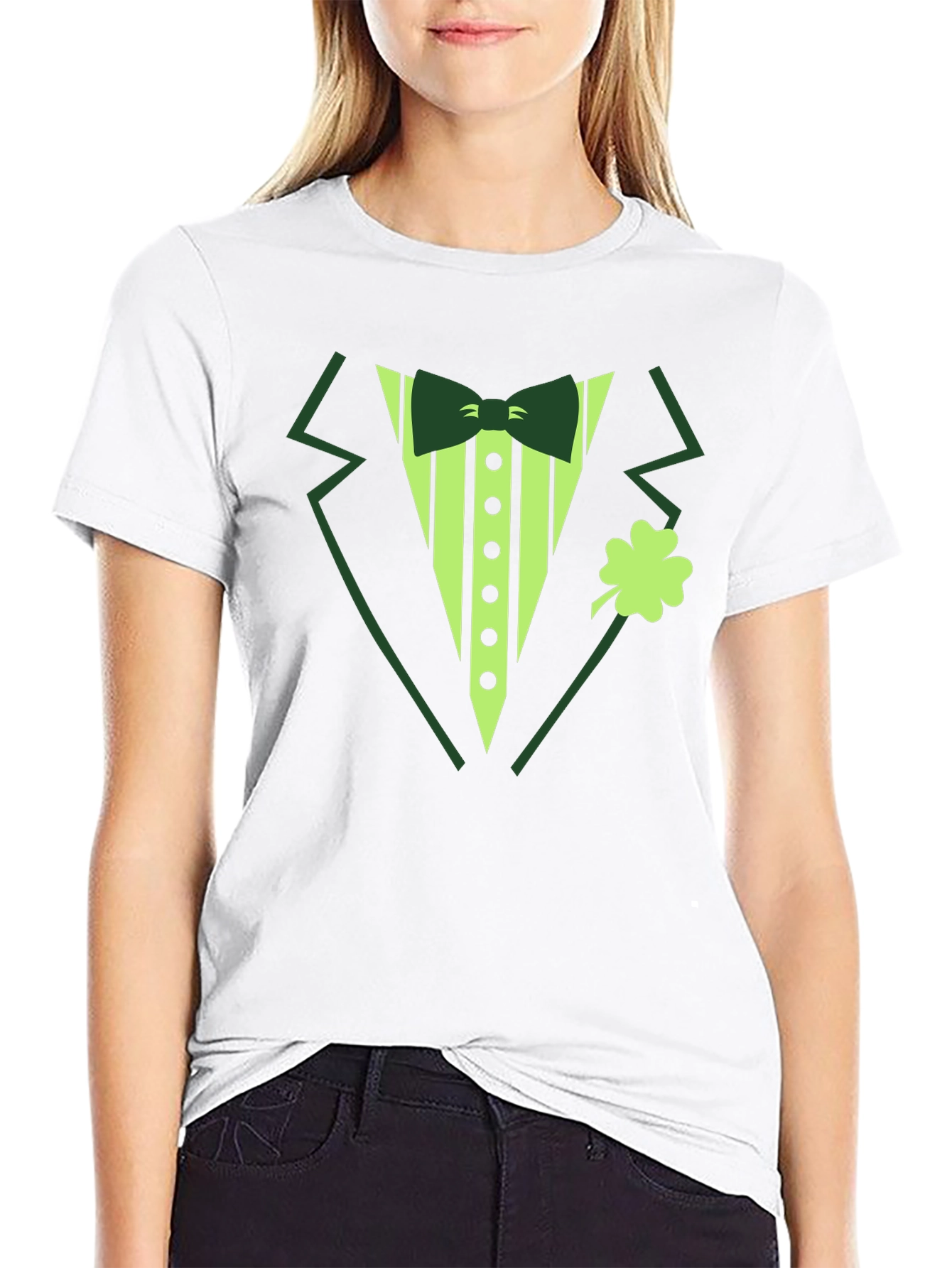 St Patricks Day Tuxedo T-Shirt - Irish Celebration Apparel