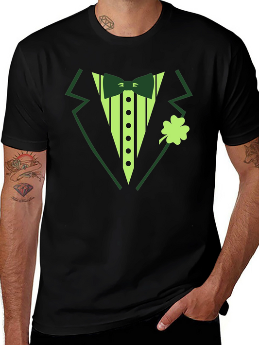 St Patricks Day Tuxedo T-Shirt - Irish Celebration Apparel