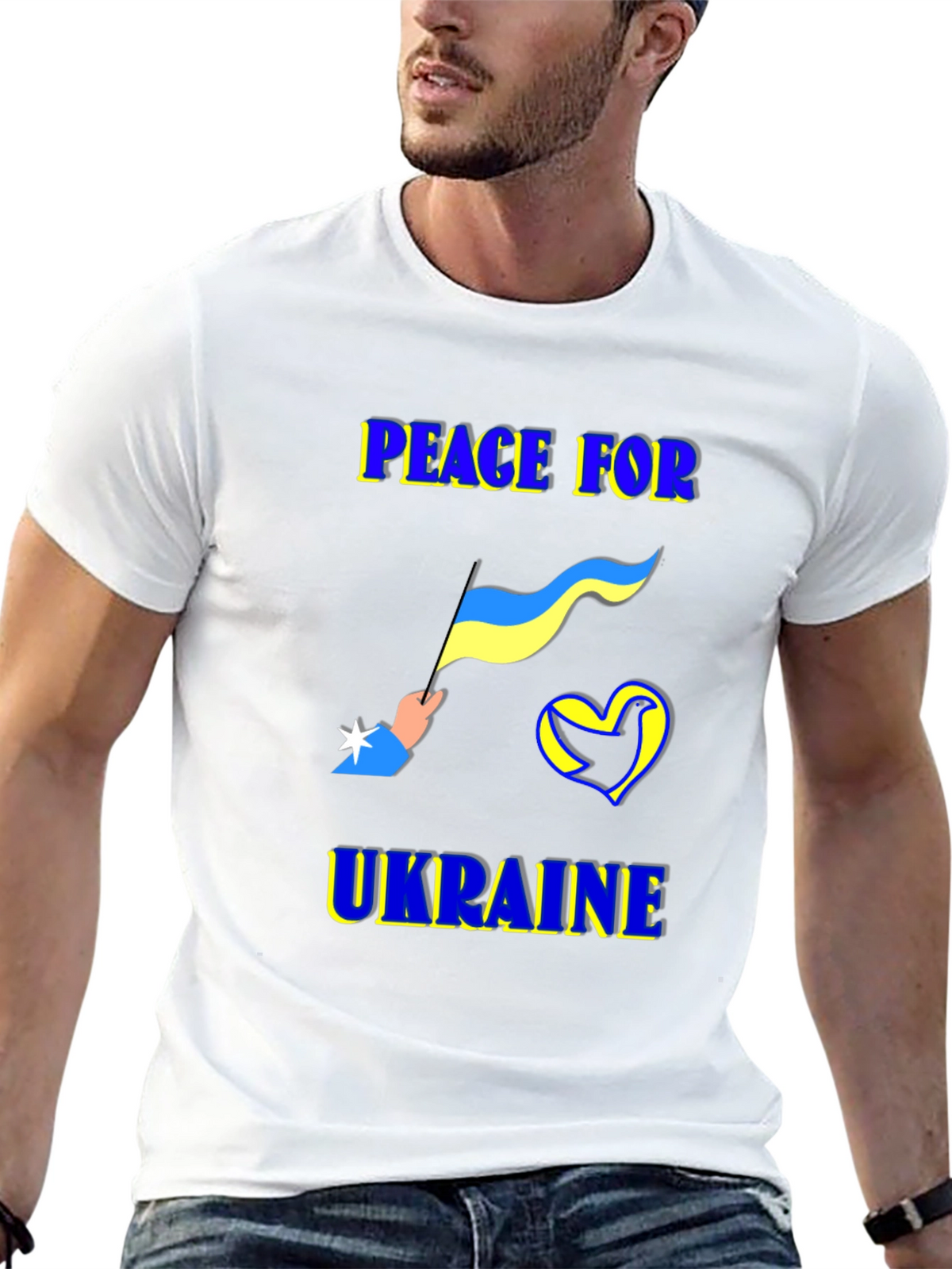 Peace For Ukraine T-Shirt Support Ukraine Tee