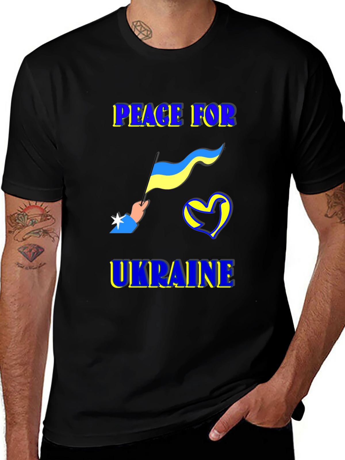 Peace For Ukraine T-Shirt Support Ukraine Tee