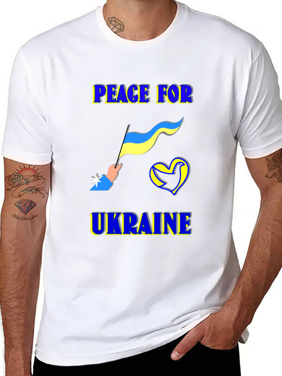 Peace For Ukraine T-Shirt Support Ukraine Tee