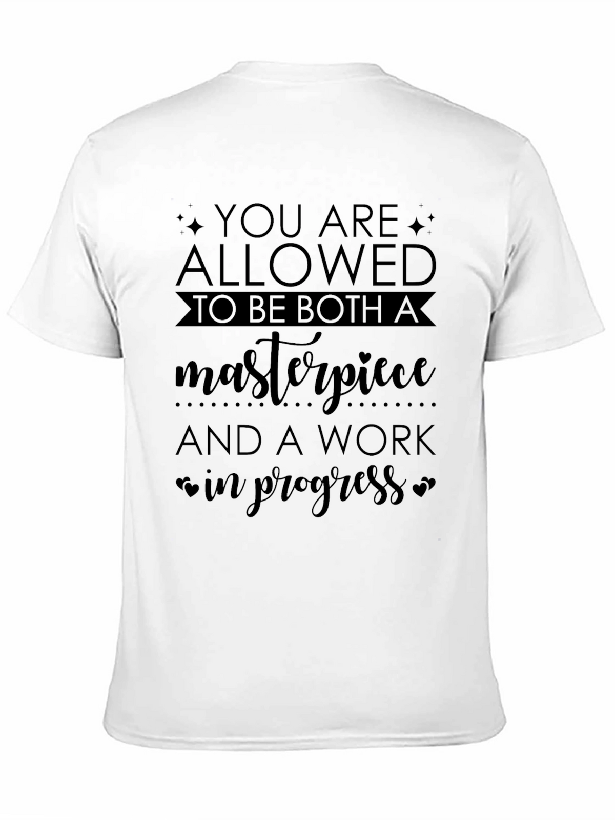 Masterpiece in Progress Graphic Tee - Black