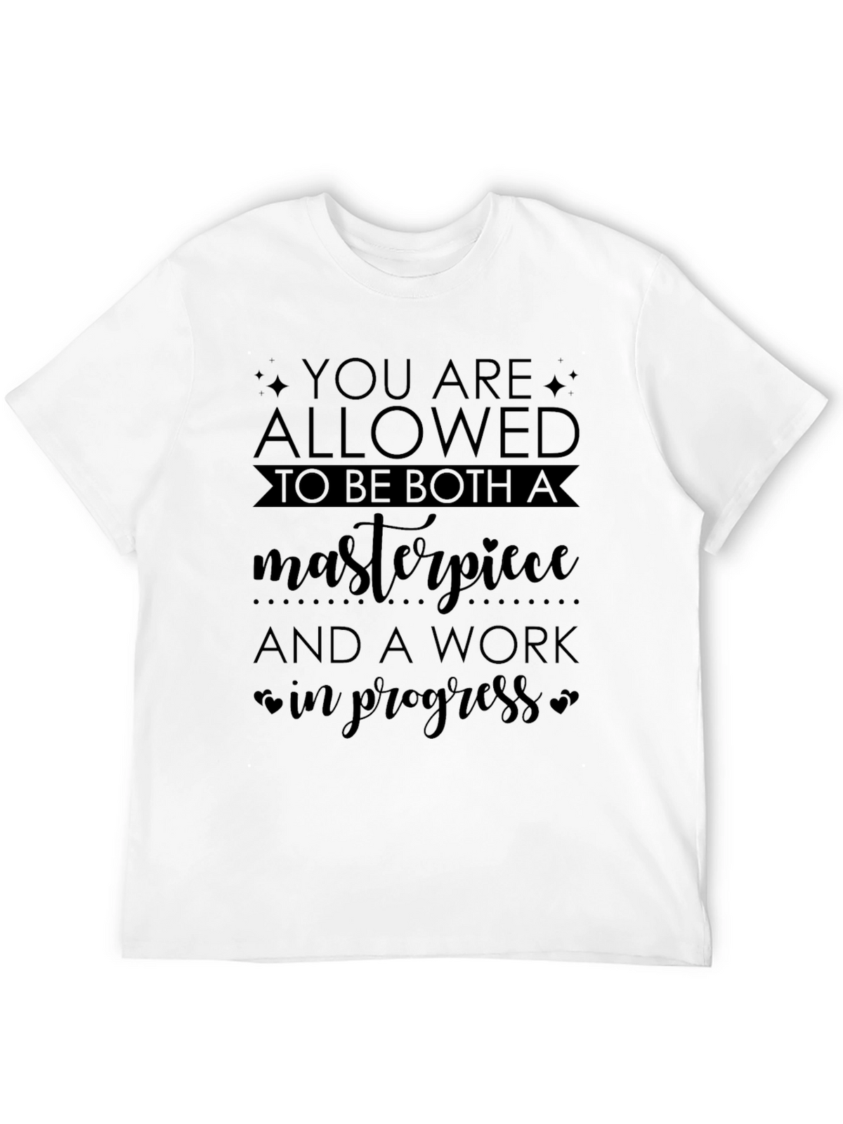 Masterpiece in Progress Graphic Tee - Black