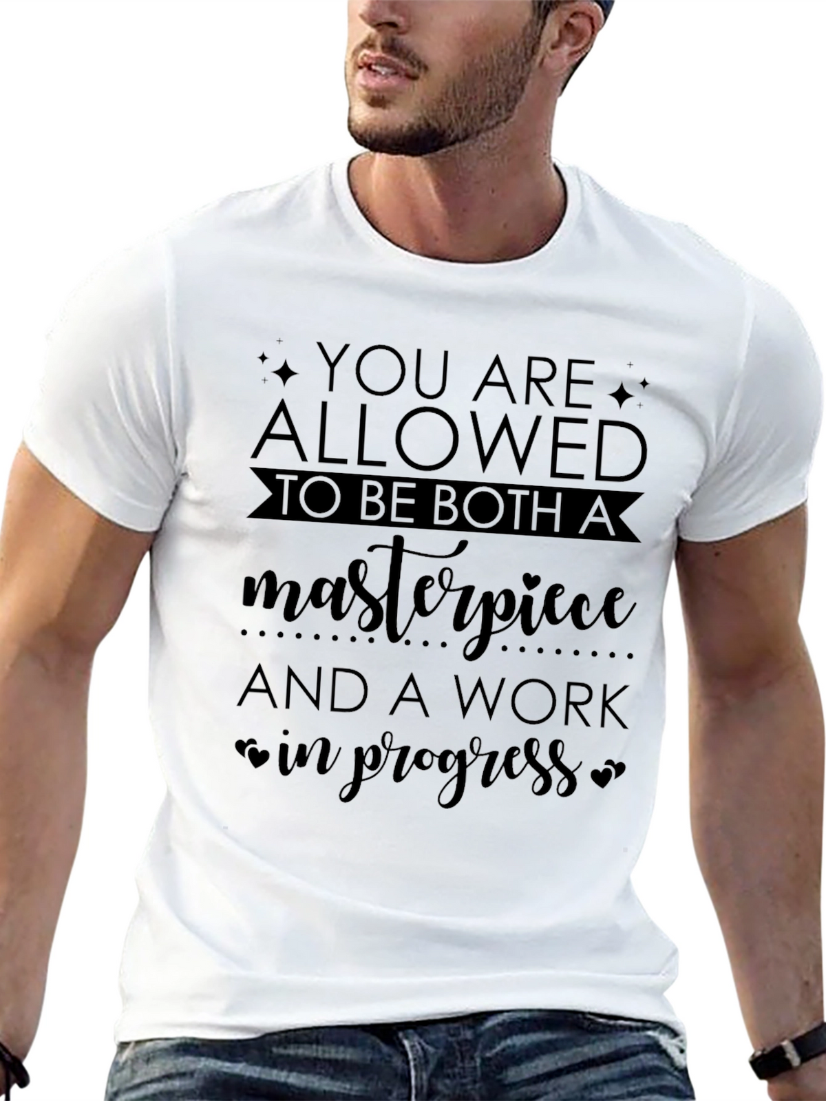 Masterpiece in Progress Graphic Tee - Black