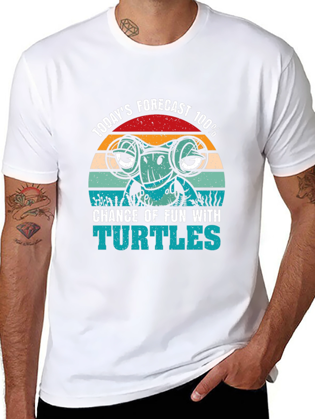 Turtle Fun Forecast T-Shirt - Cute Reptile Tee