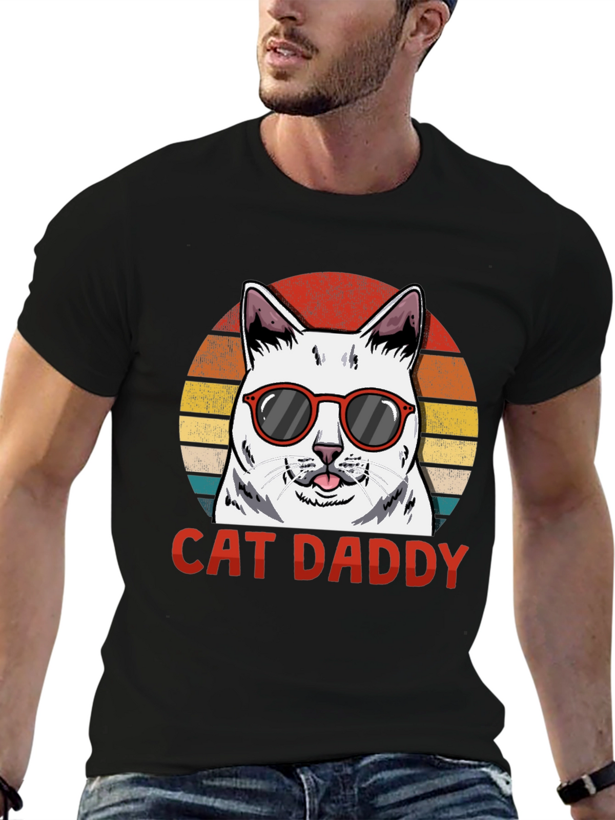 Cat Daddy T-Shirt - Cool Cat Lover Tee