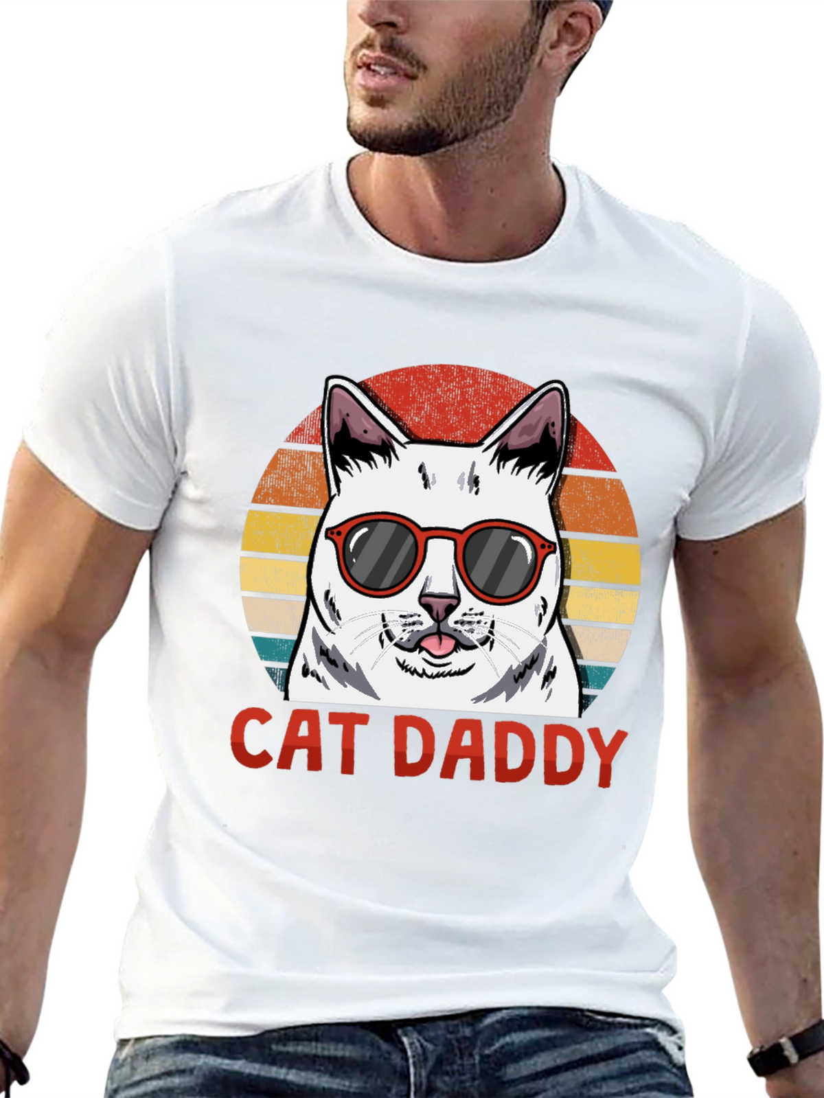 Cat Daddy T-Shirt - Cool Cat Lover Tee