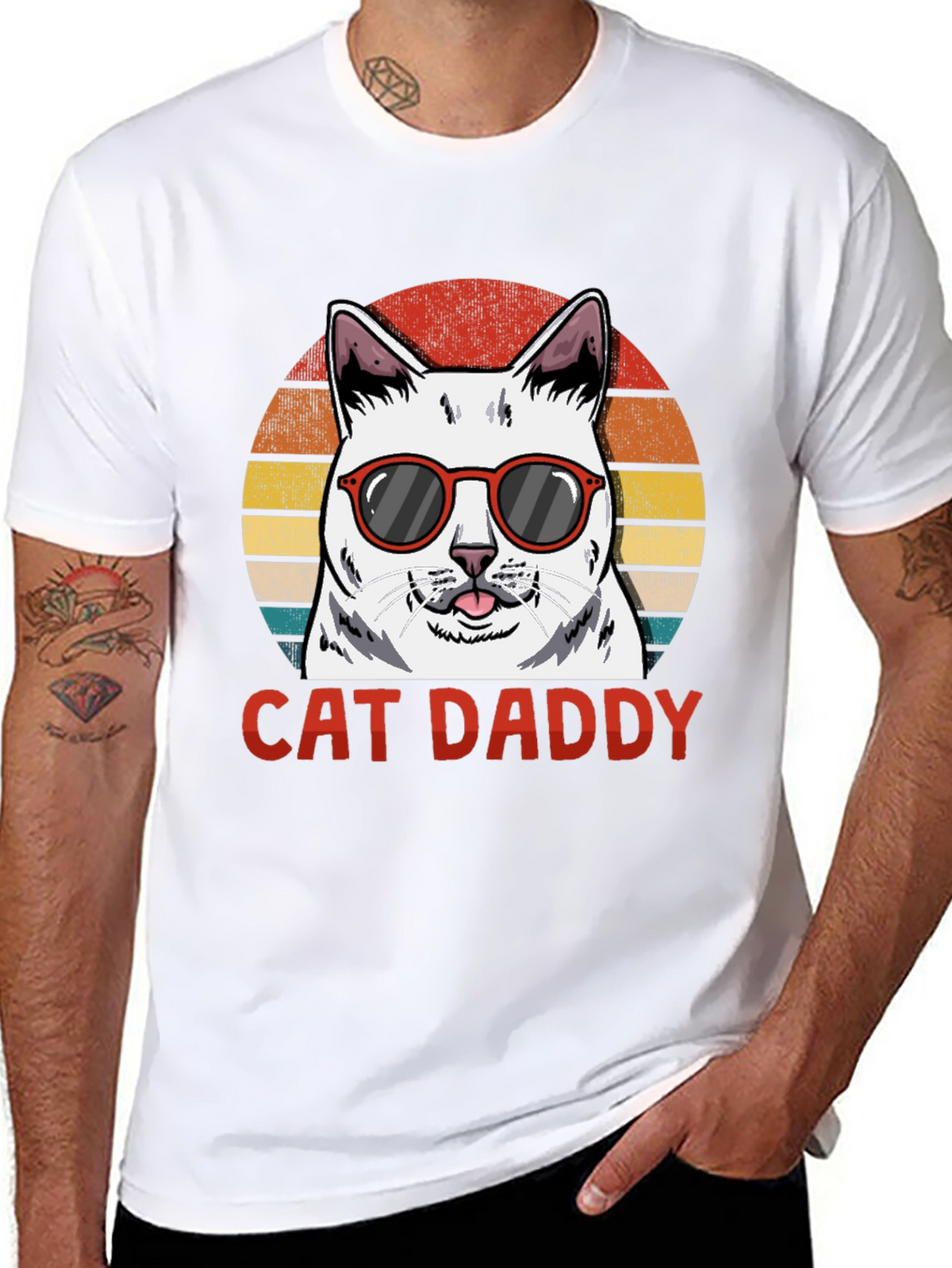 Cat Daddy T-Shirt - Cool Cat Lover Tee