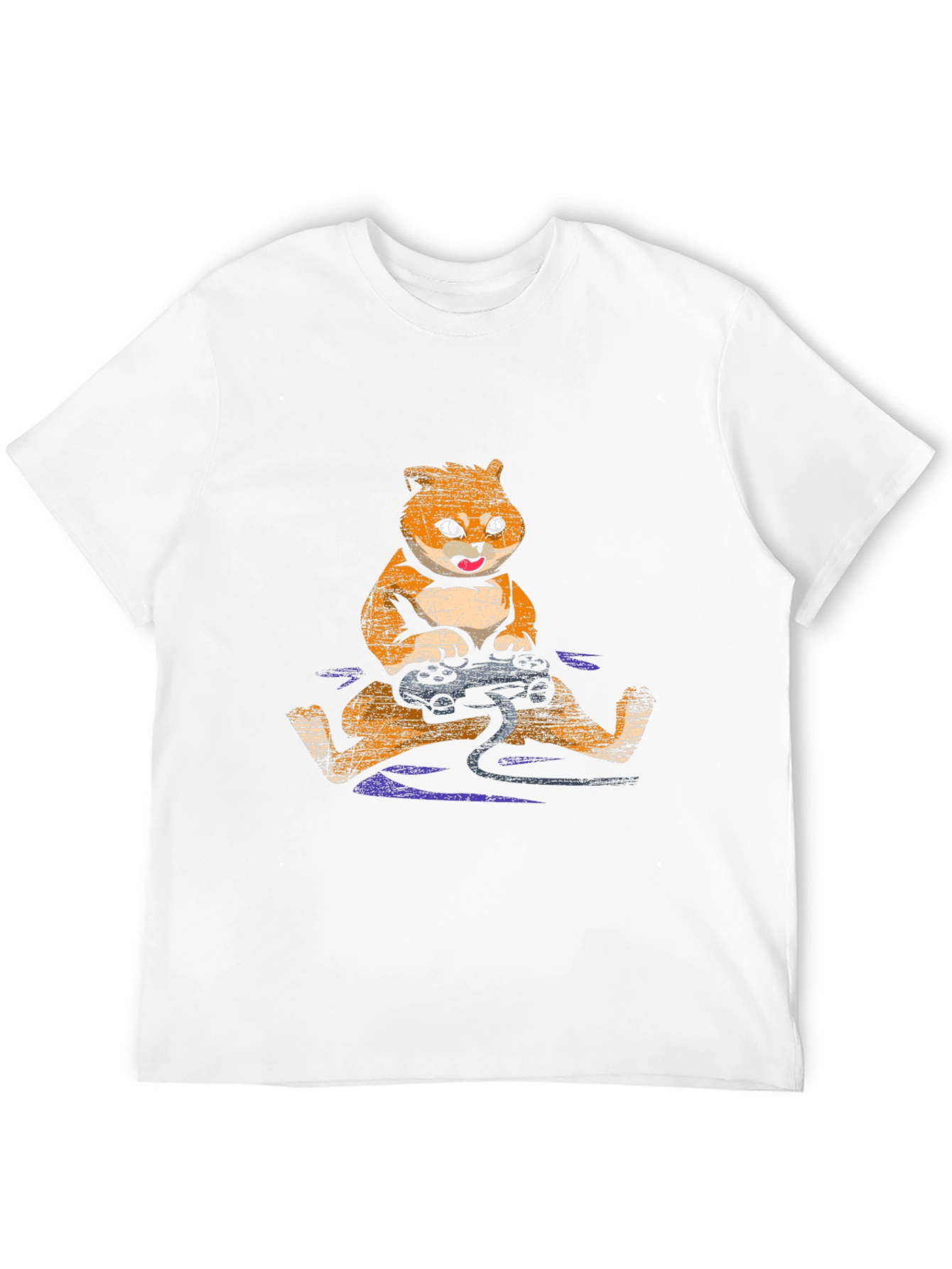 Gamer Fox Graphic T-Shirt