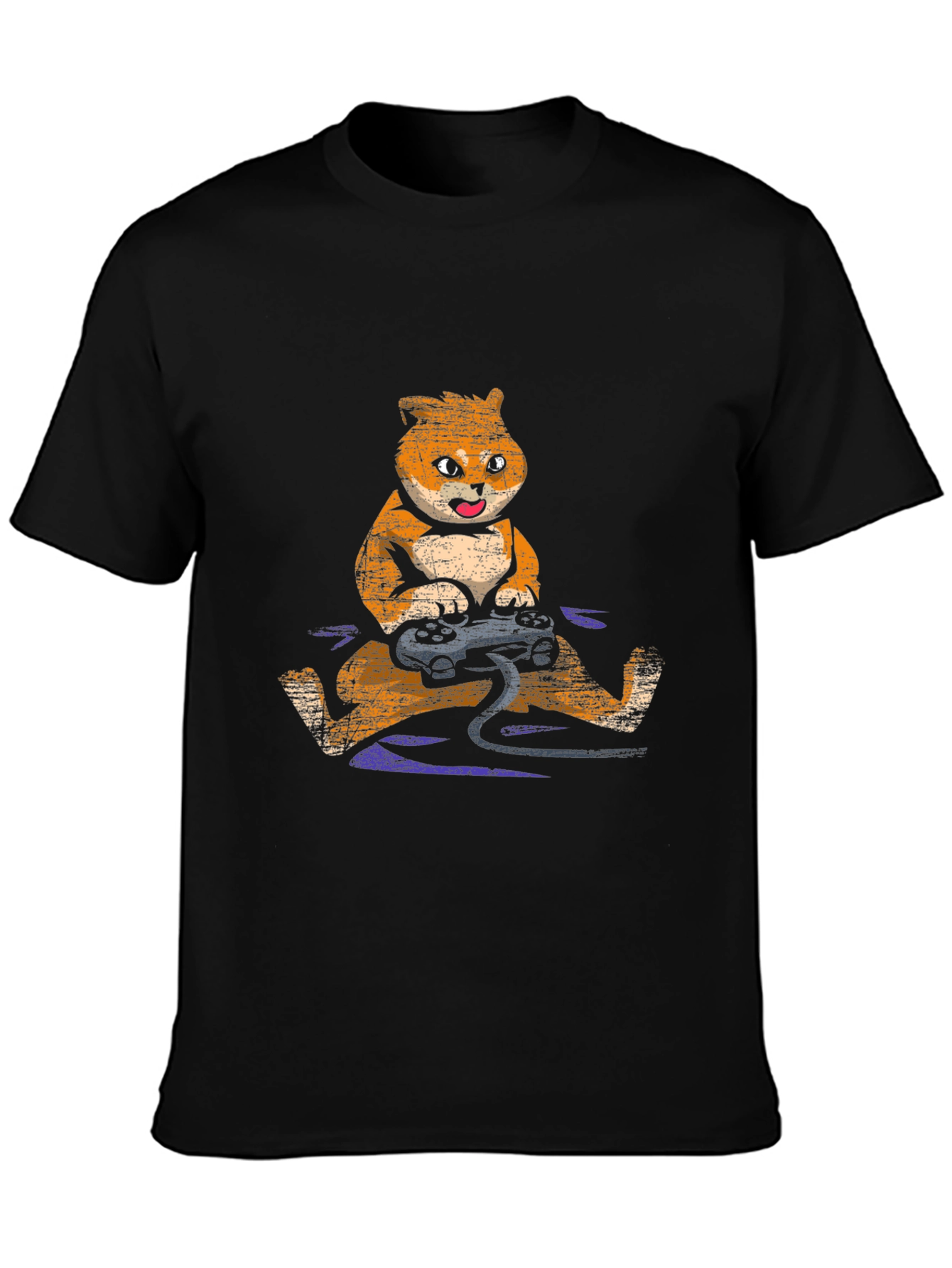 Gamer Fox Graphic T-Shirt