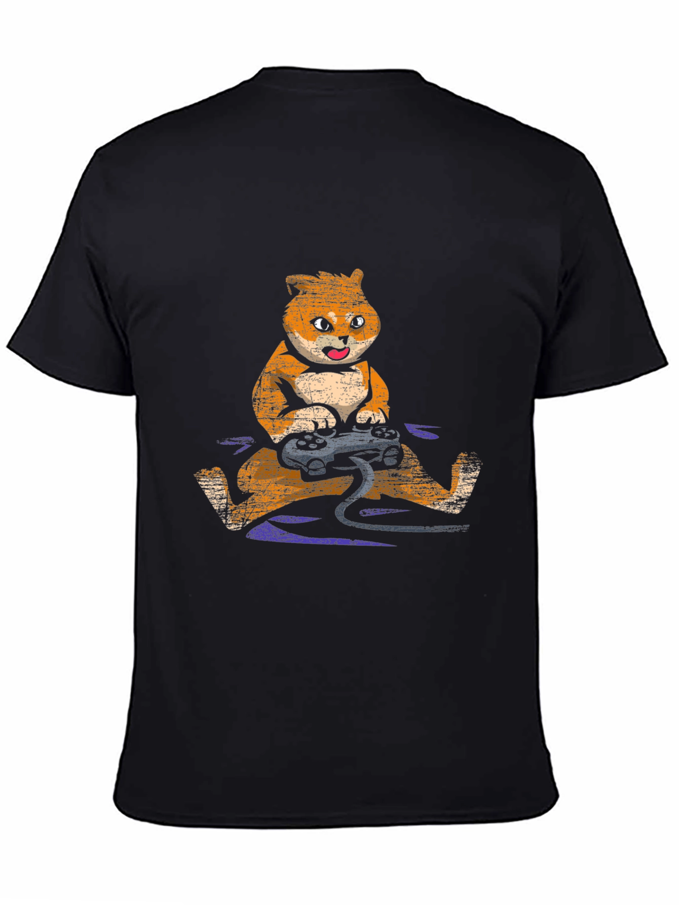 Gamer Fox Graphic T-Shirt