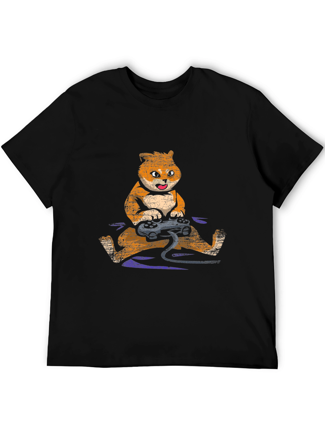 Gamer Fox Graphic T-Shirt