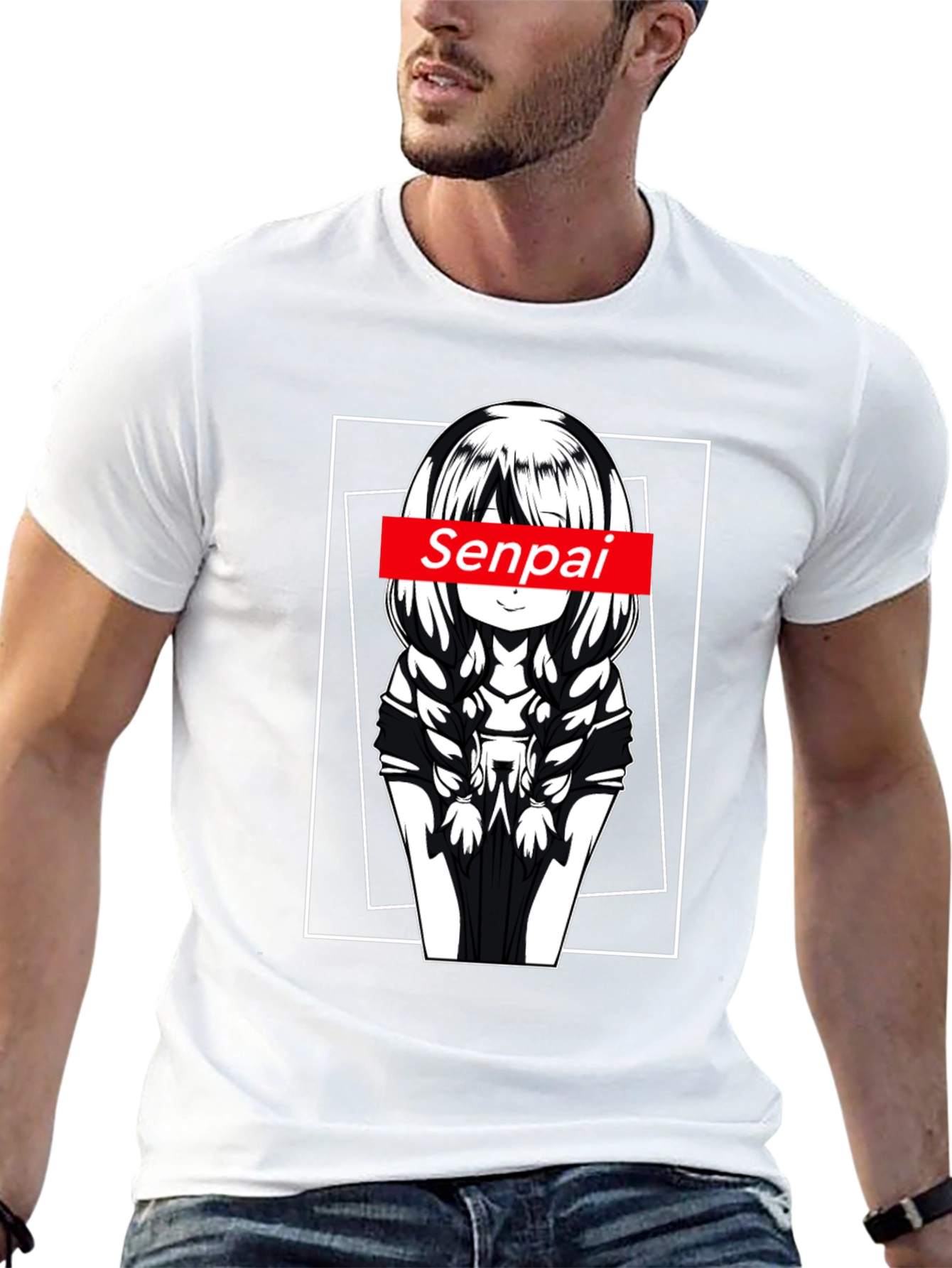 Senpai Anime Graphic Tee