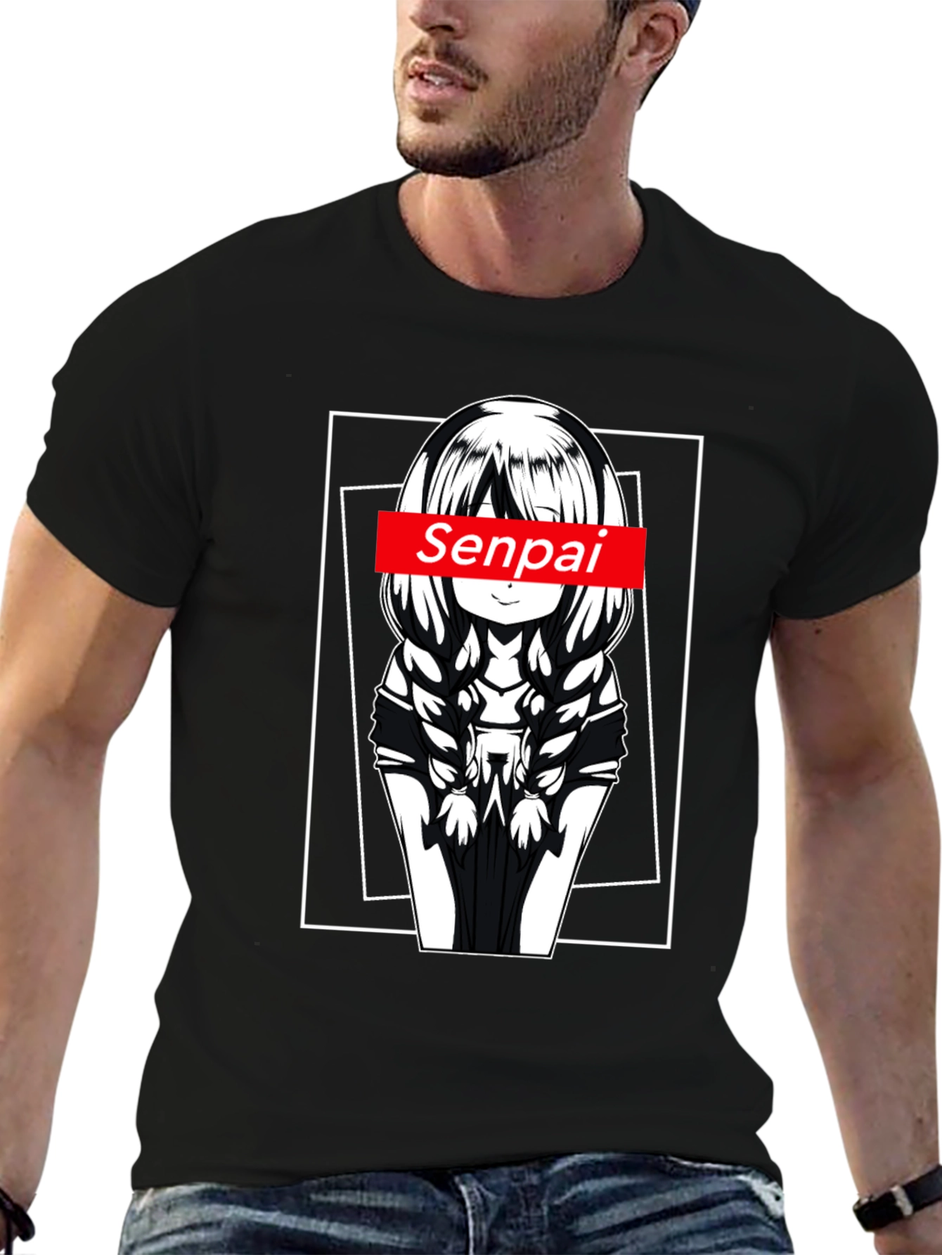 Senpai Anime Graphic Tee