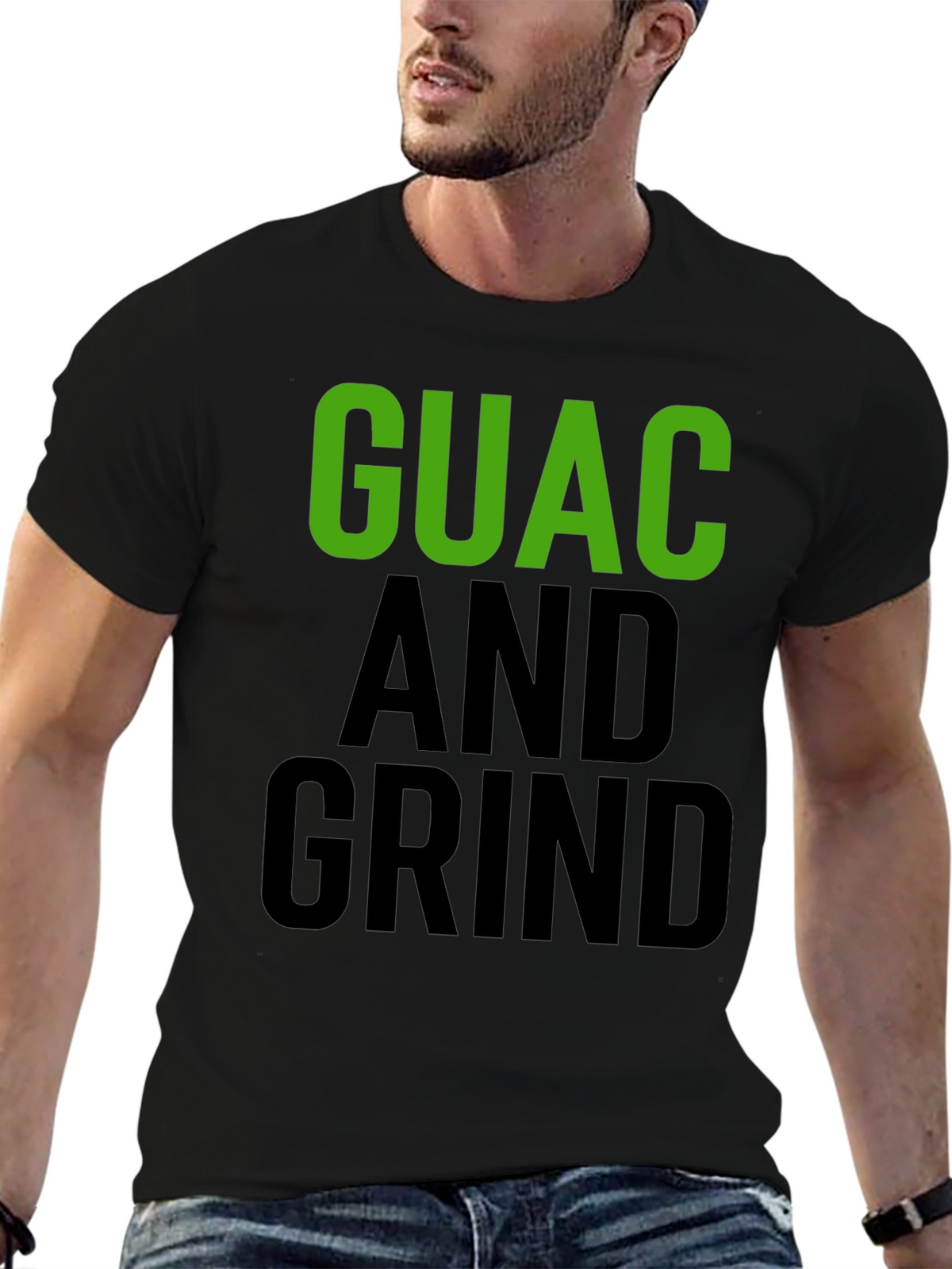 Guac and Grind Graphic Tee -  Casual Style