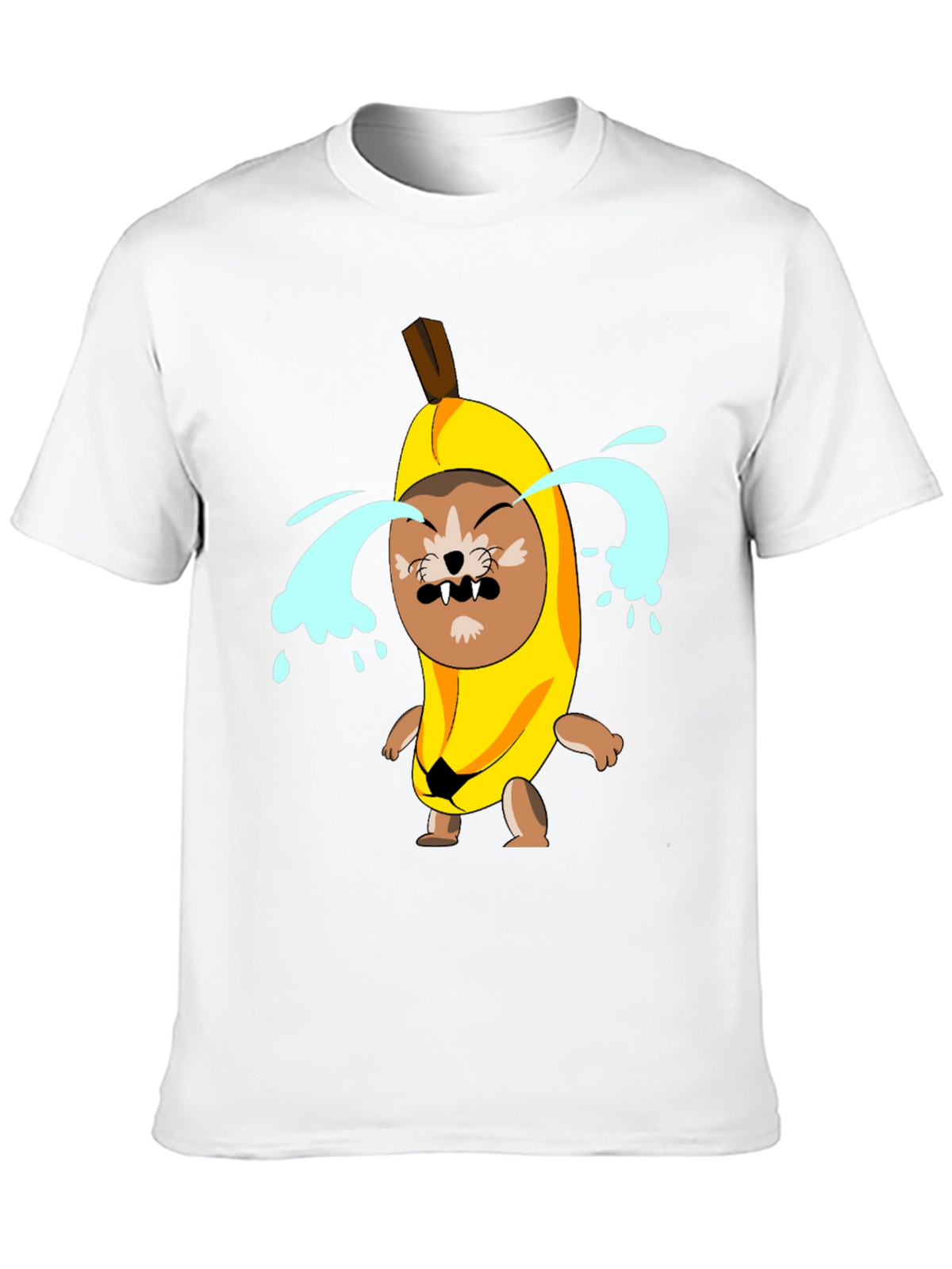 Crying Banana Dog Graphic T-Shirt