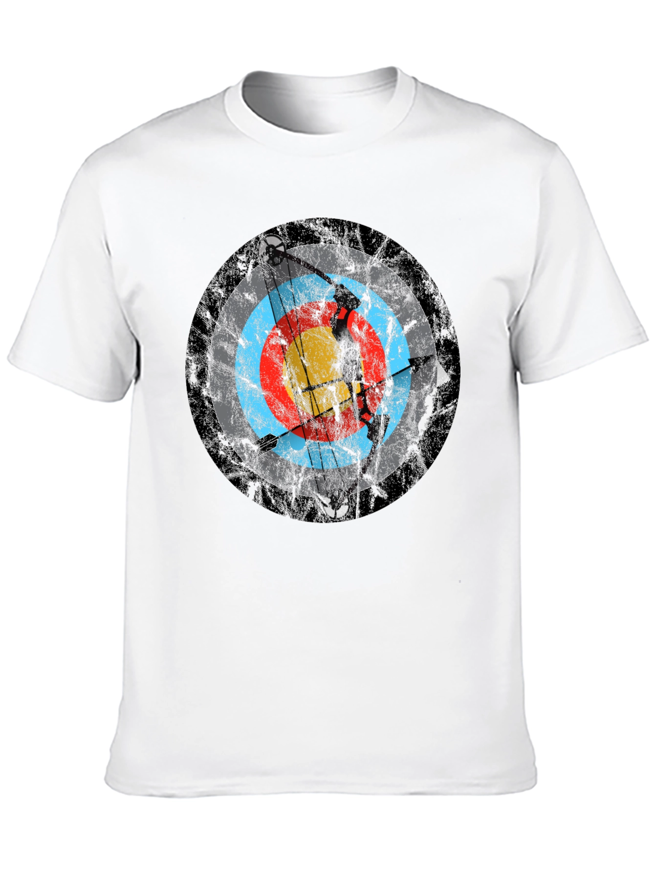Archery Target T-Shirt - Black