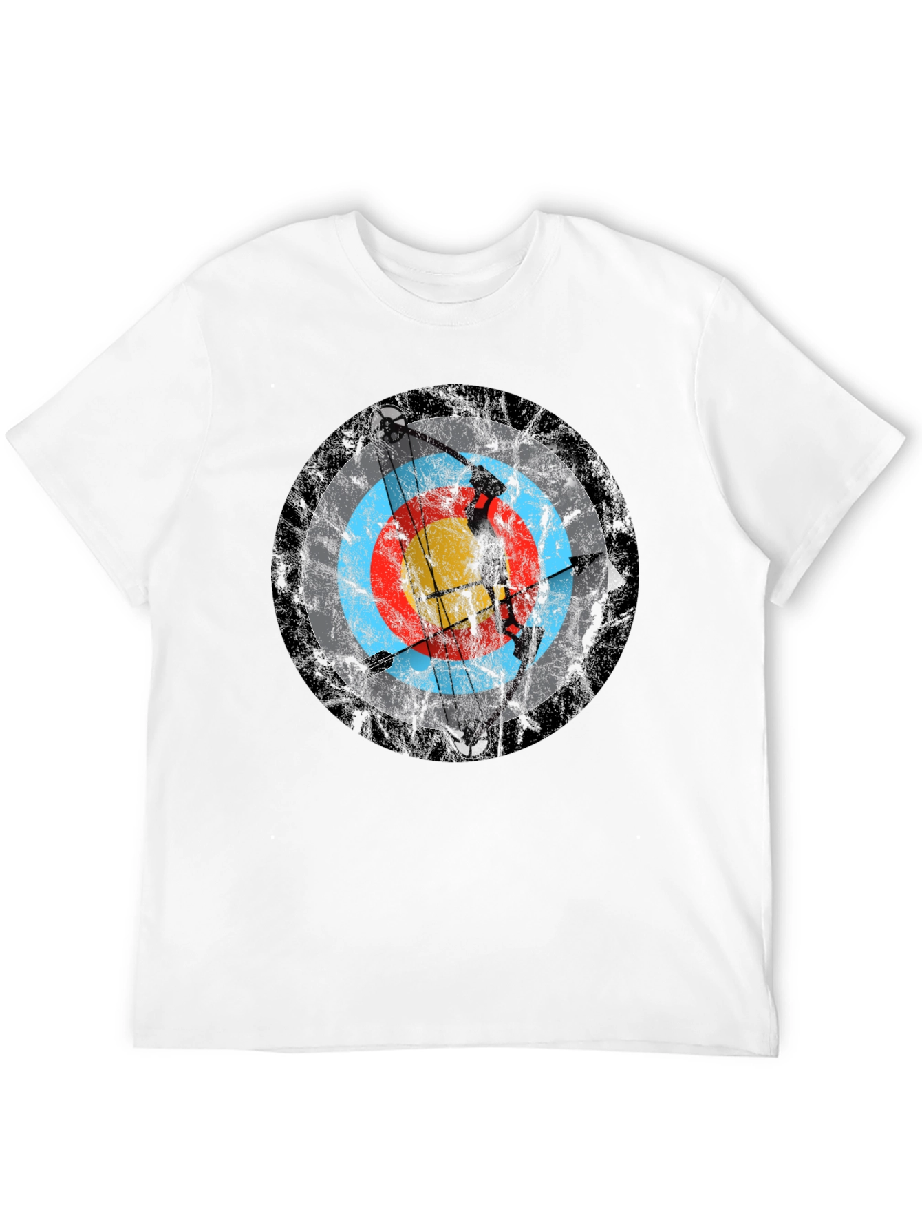 Archery Target T-Shirt - Black