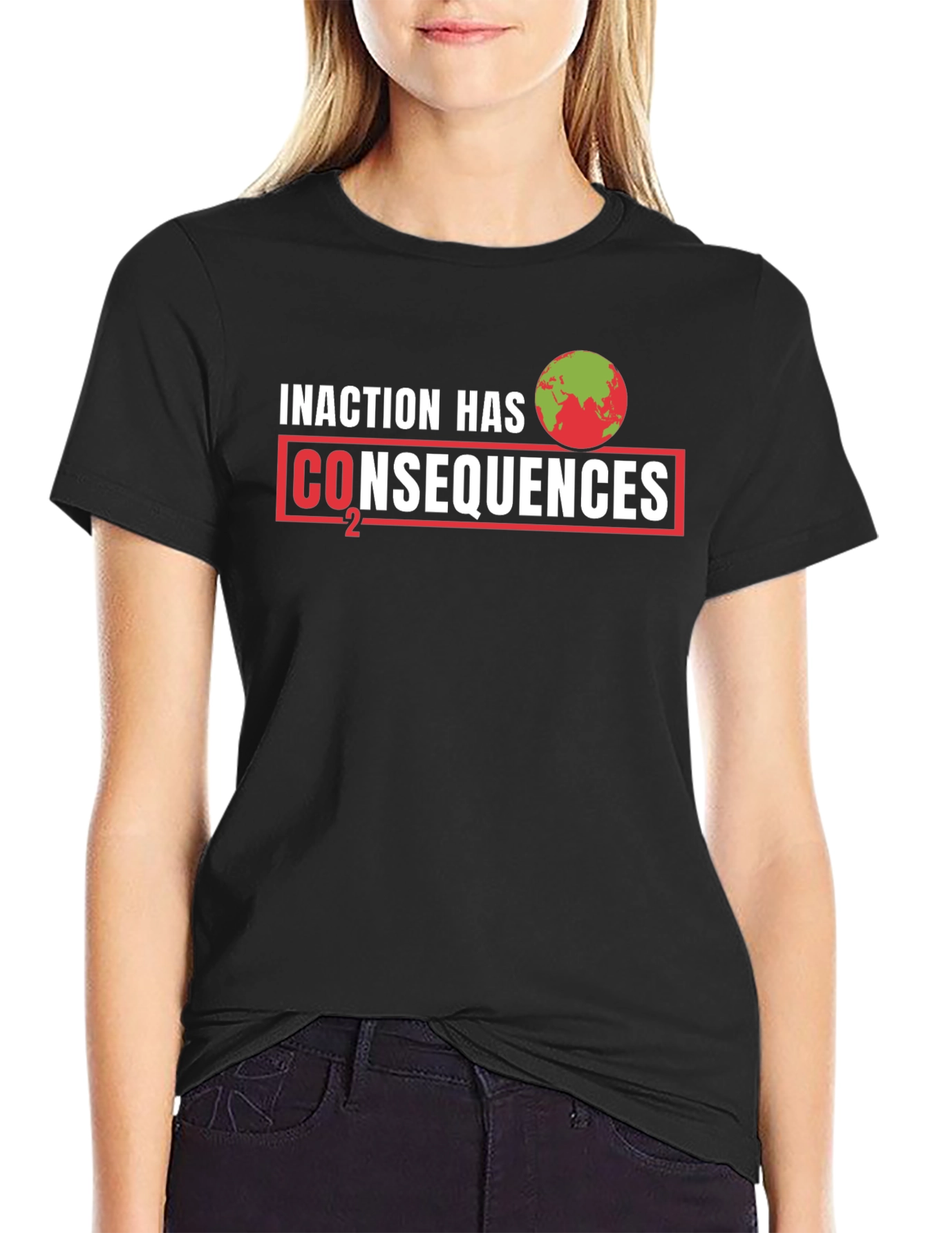 Inaction Has Consequences T-Shirt: Climate Change Awareness