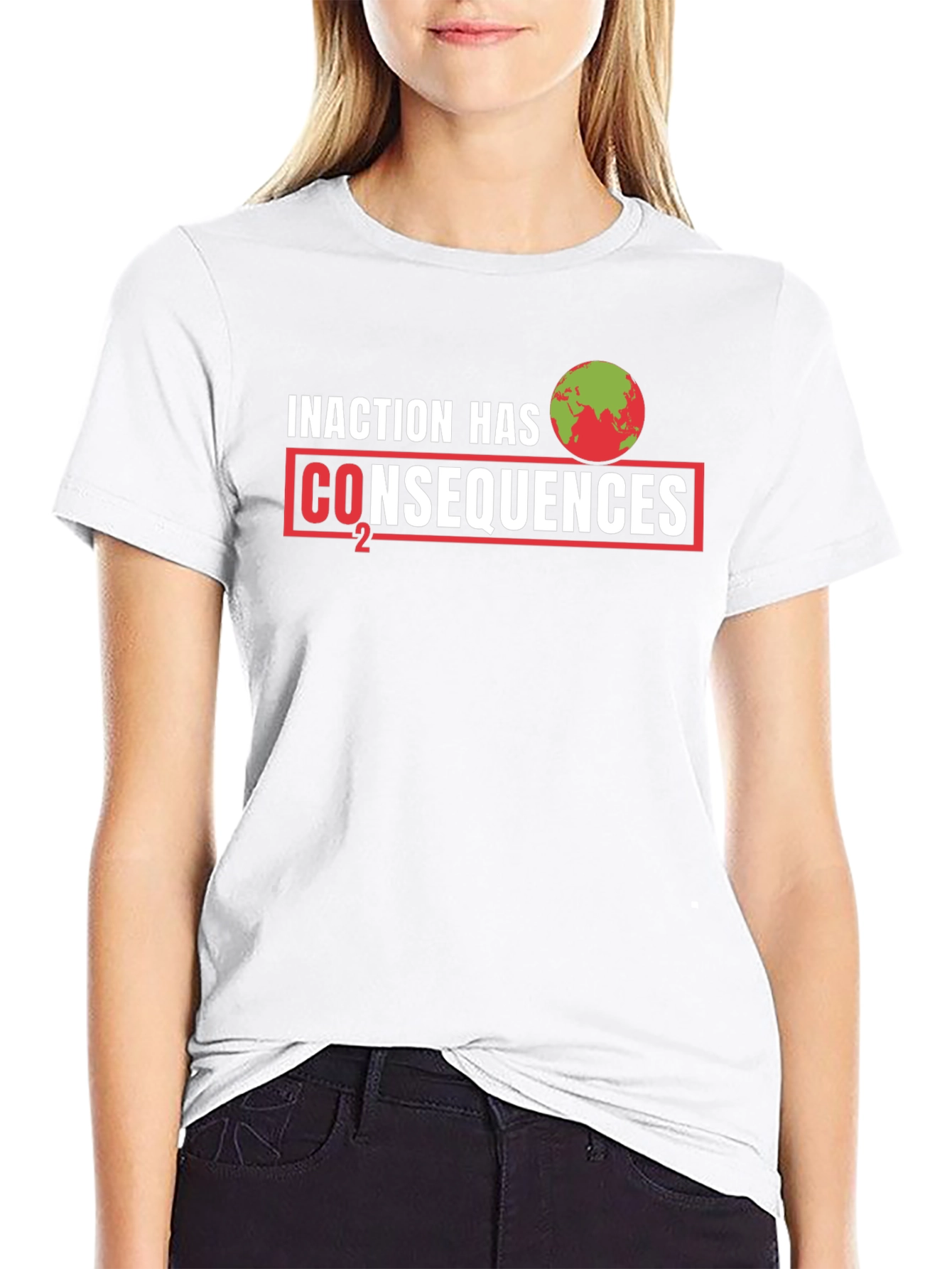 Inaction Has Consequences T-Shirt: Climate Change Awareness